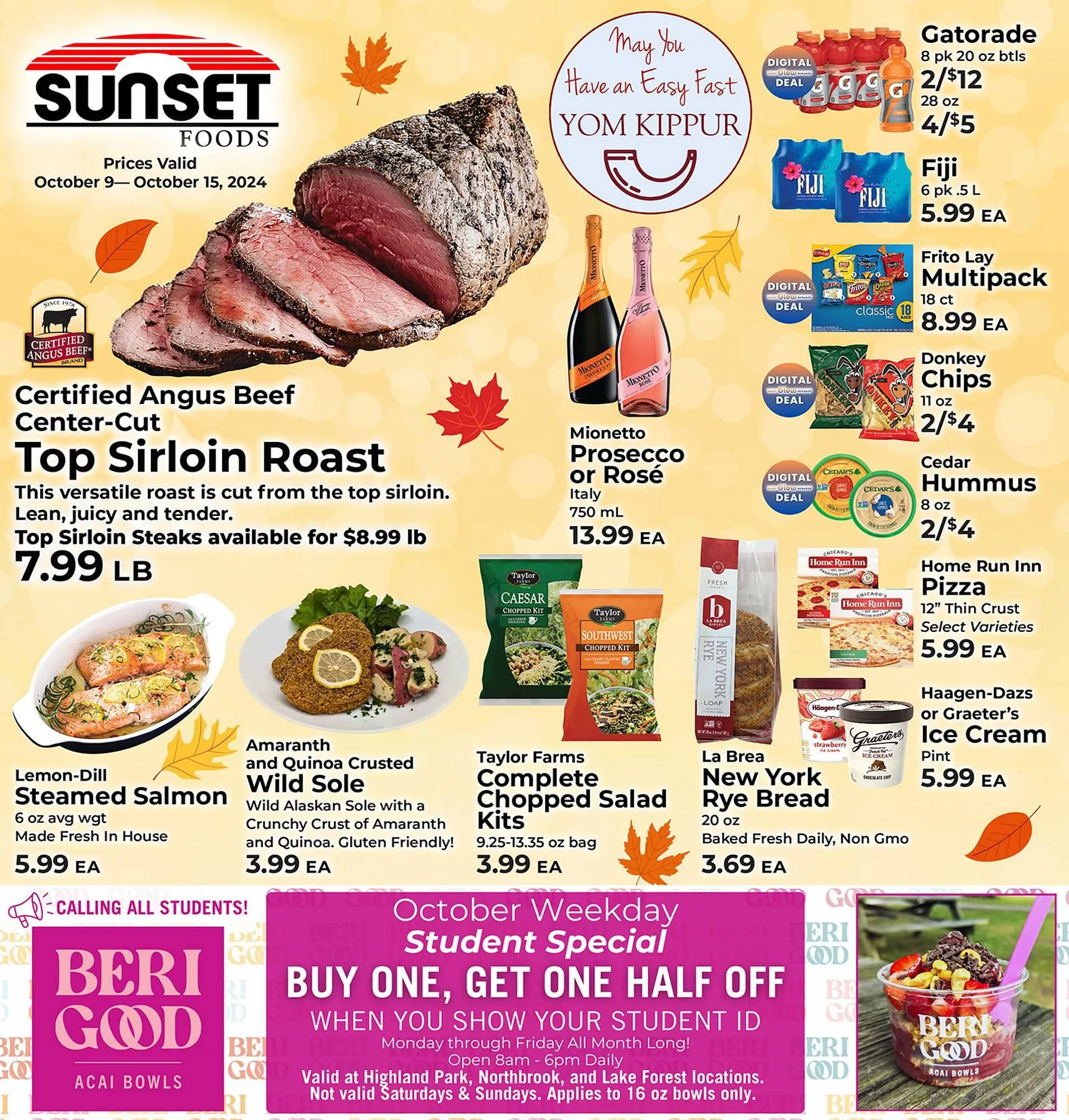 Sunset Foods Weekly Ad - 1