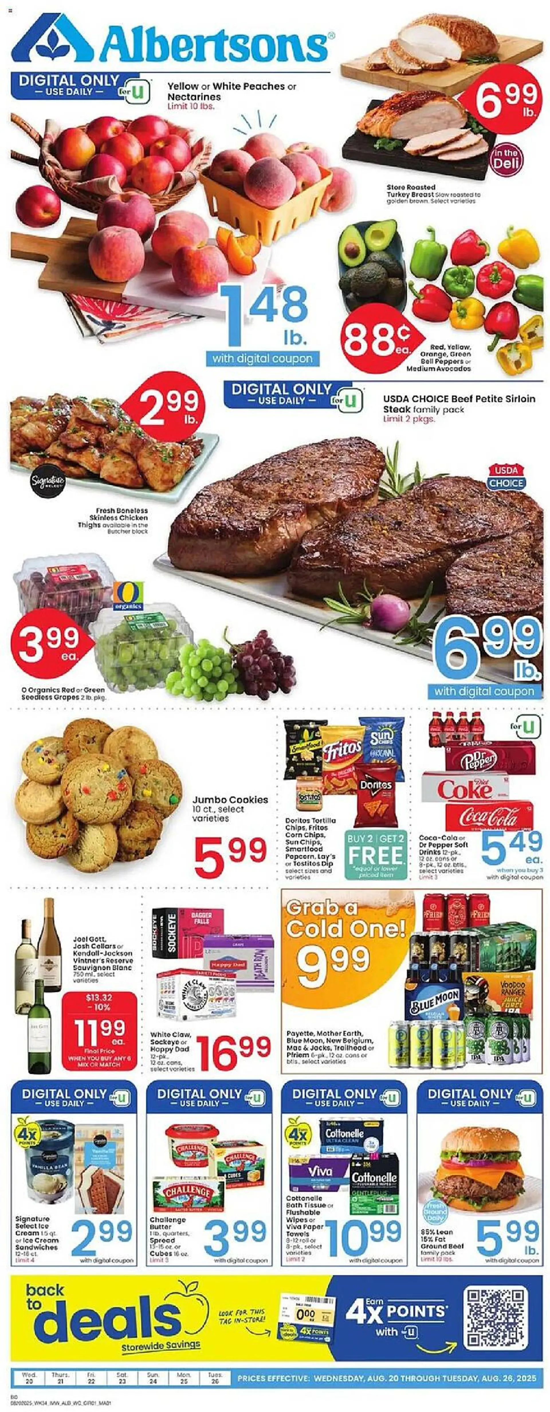 Weekly ad Albertsons Weekly Ad from August 20 to August 26 2025 - Page 1