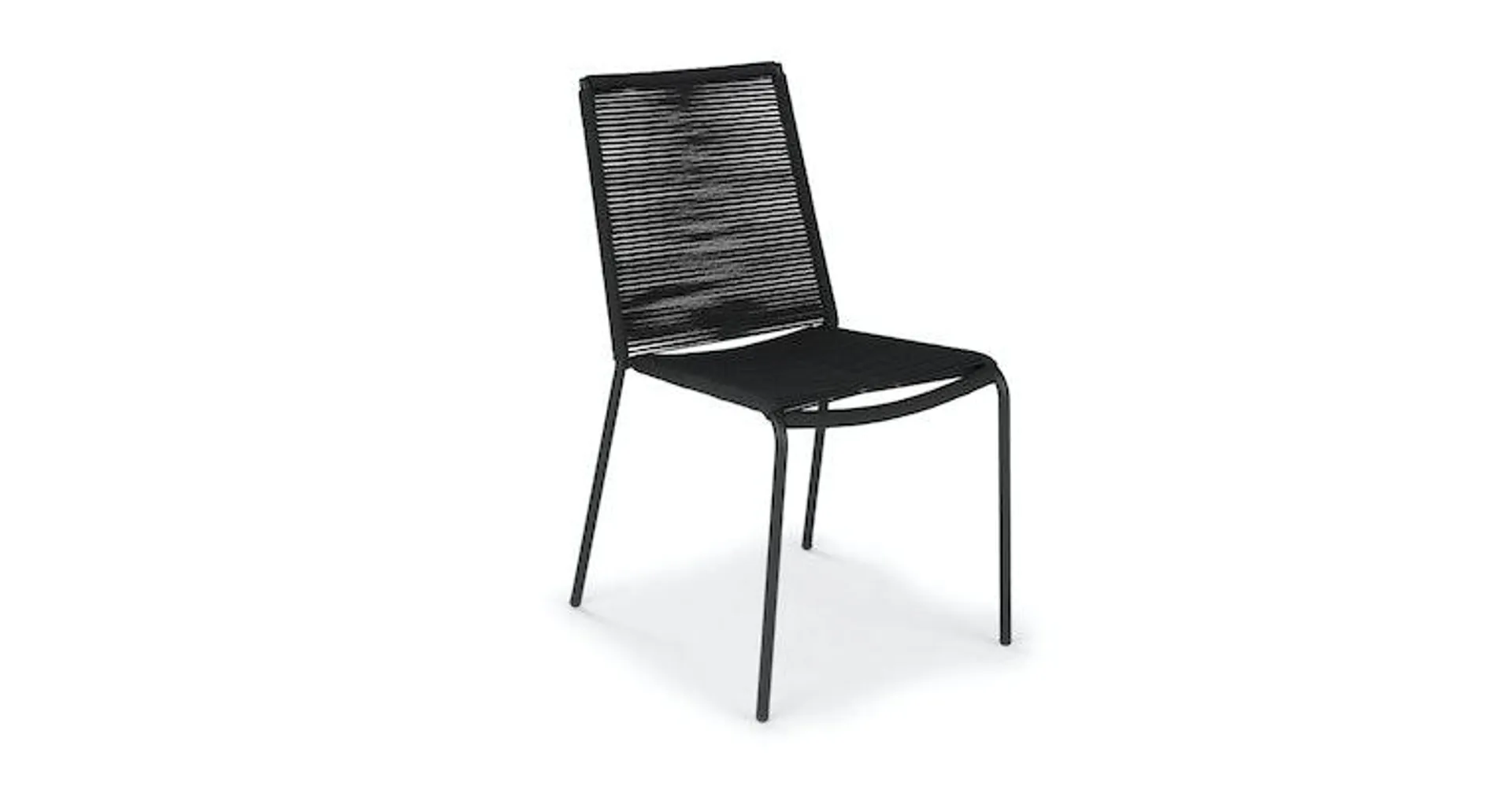 Zina Ember Black Dining Chair