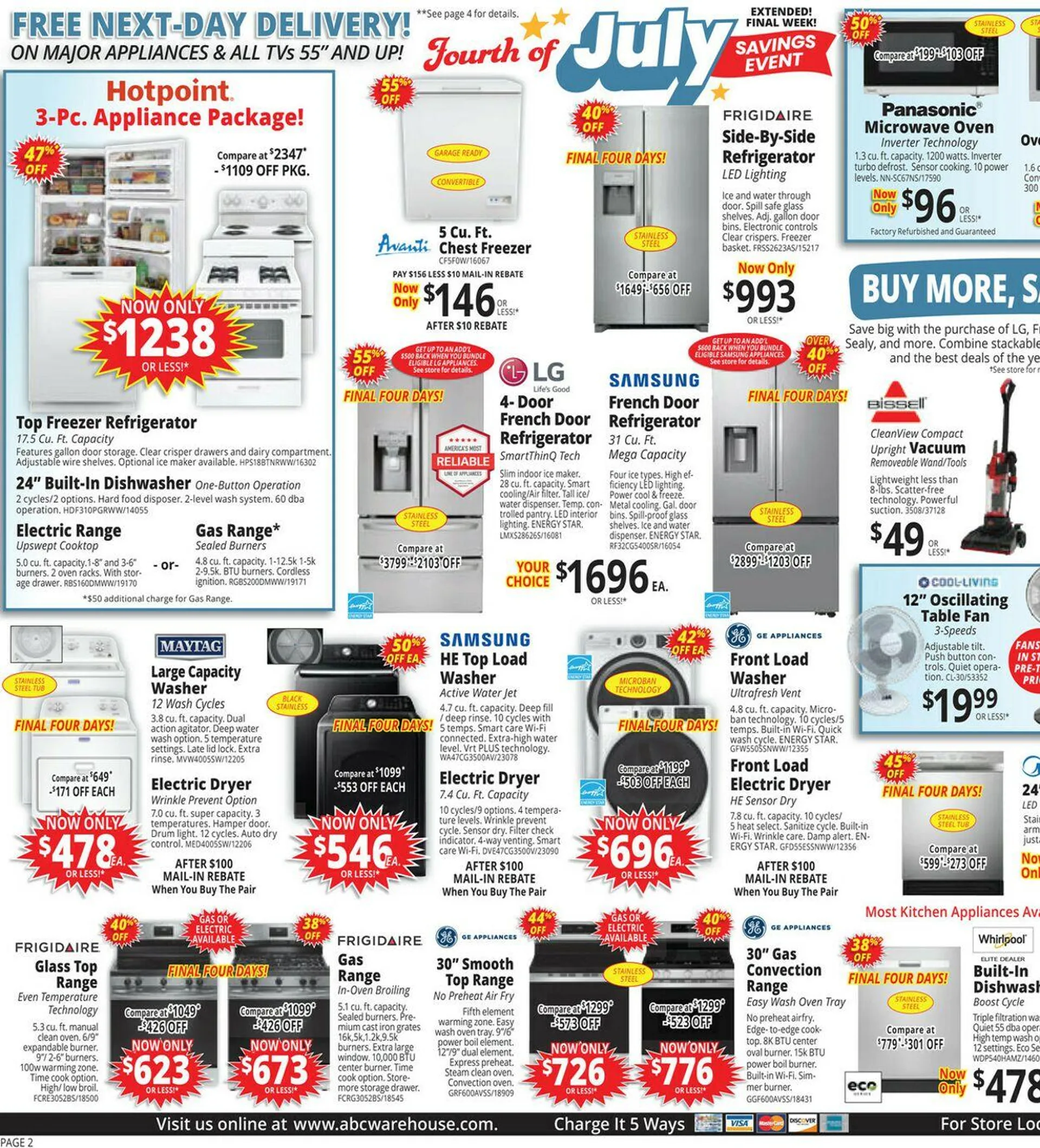 Weekly ad ABC Warehouse Current weekly ad from July 6 to July 12 2025 - Page 2