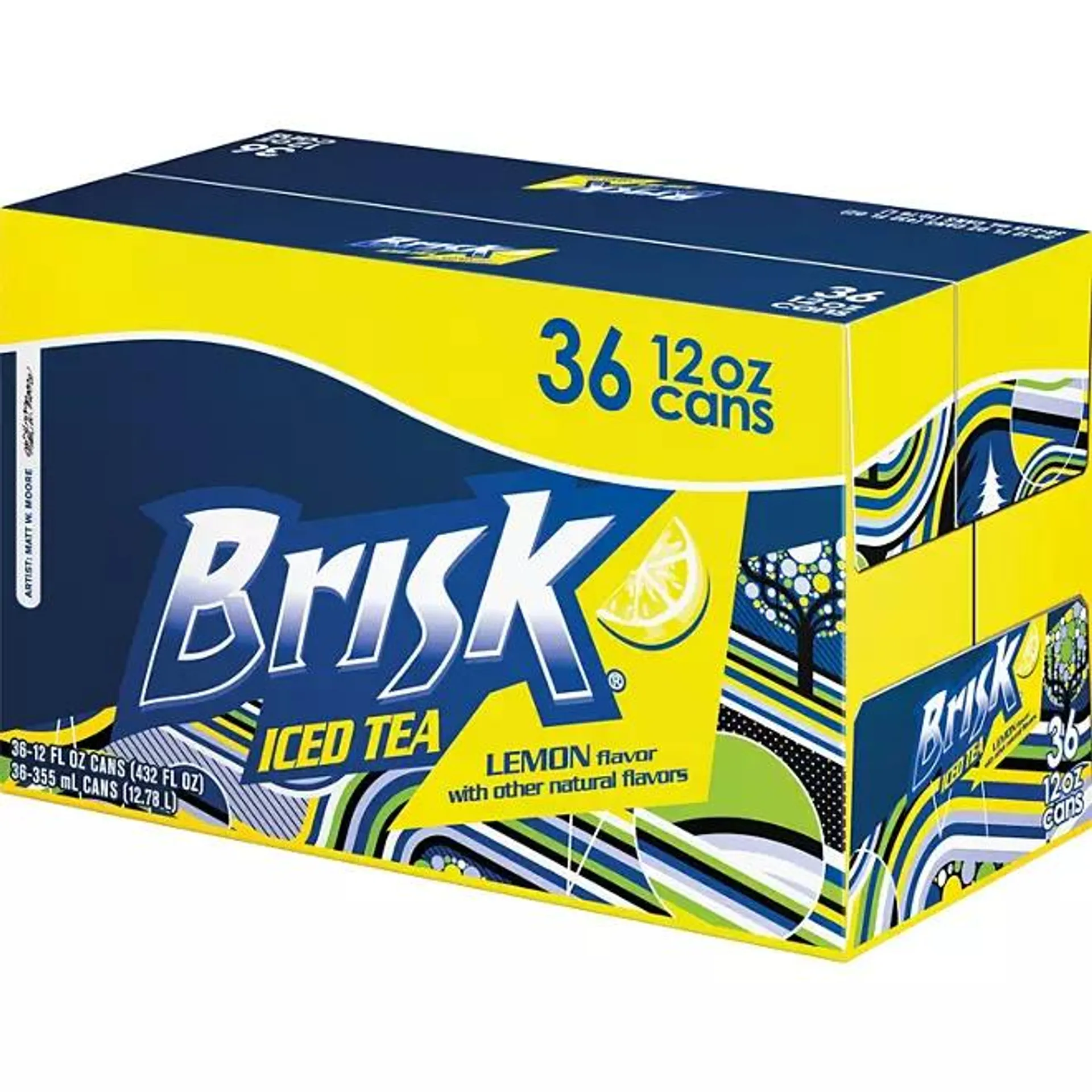 Lipton Brisk Lemon Iced Tea (12 oz., 36 pk.)