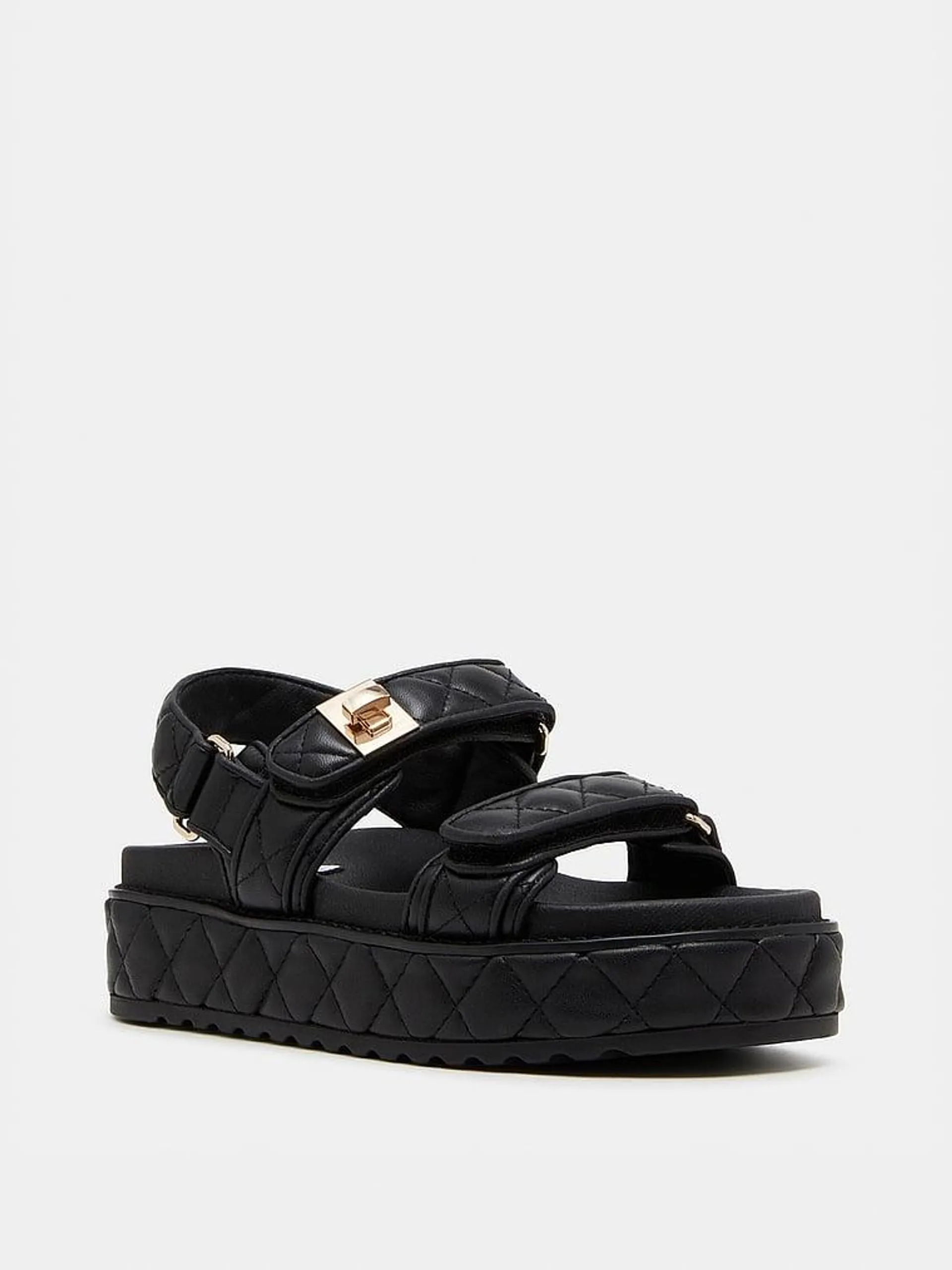 Bigmona Quilted Flatform Sandals