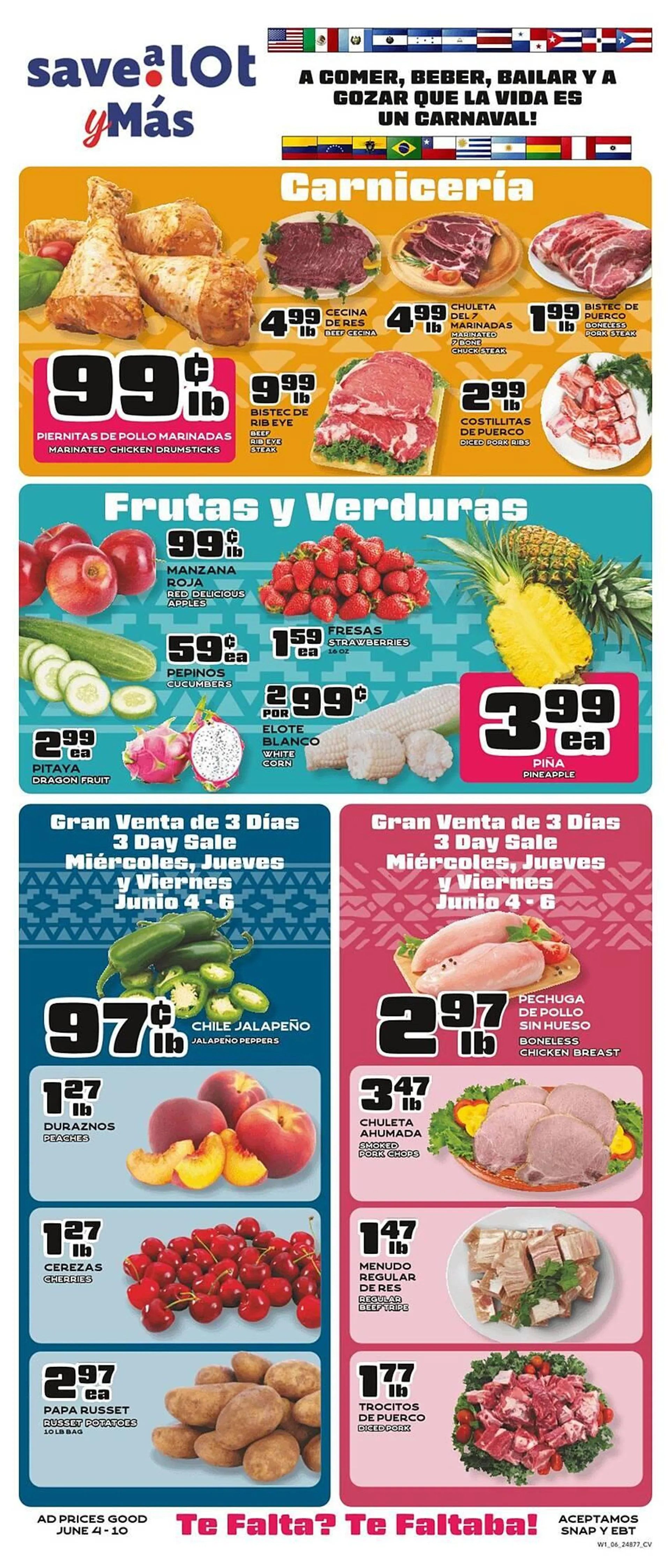 Weekly ad Save a Lot Weekly Ad from June 4 to June 10 2025 - Page 1