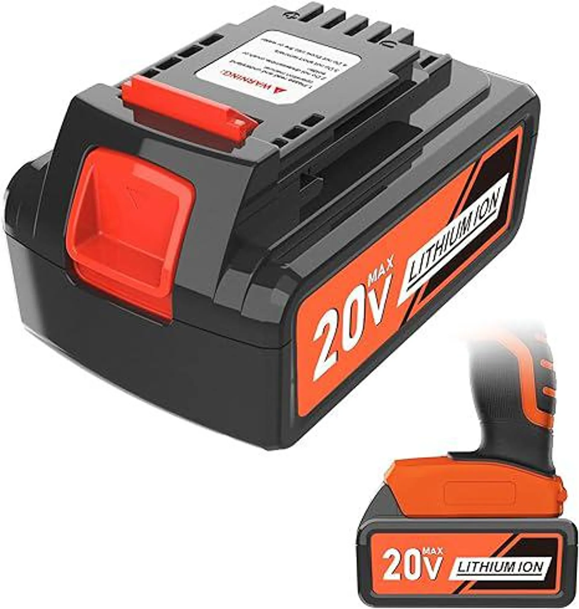 svetyd 20V Max 8.0Ah LB2X4020 Replacement Battery for Black and Decker, Compatible with LCC221 BDCI20C BDCJS20B BDCR20C LCS1020 LGC120 LPP120 MTC220 LHT120, Lithium Ion Cordless Power Tool Battery