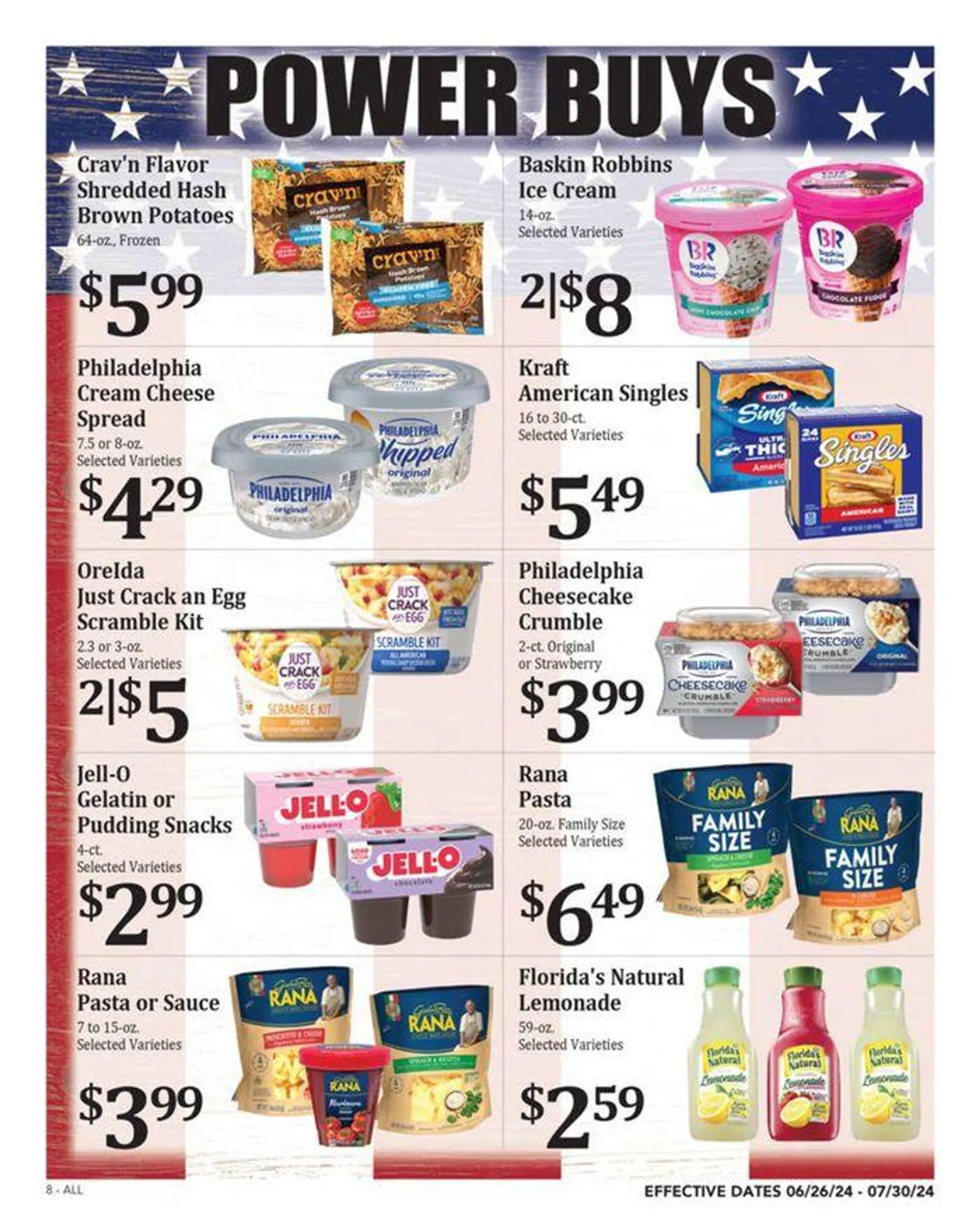 Weekly ad Rosauers Monthly Power Buys from June 26 to July 30 2024 - Page 8