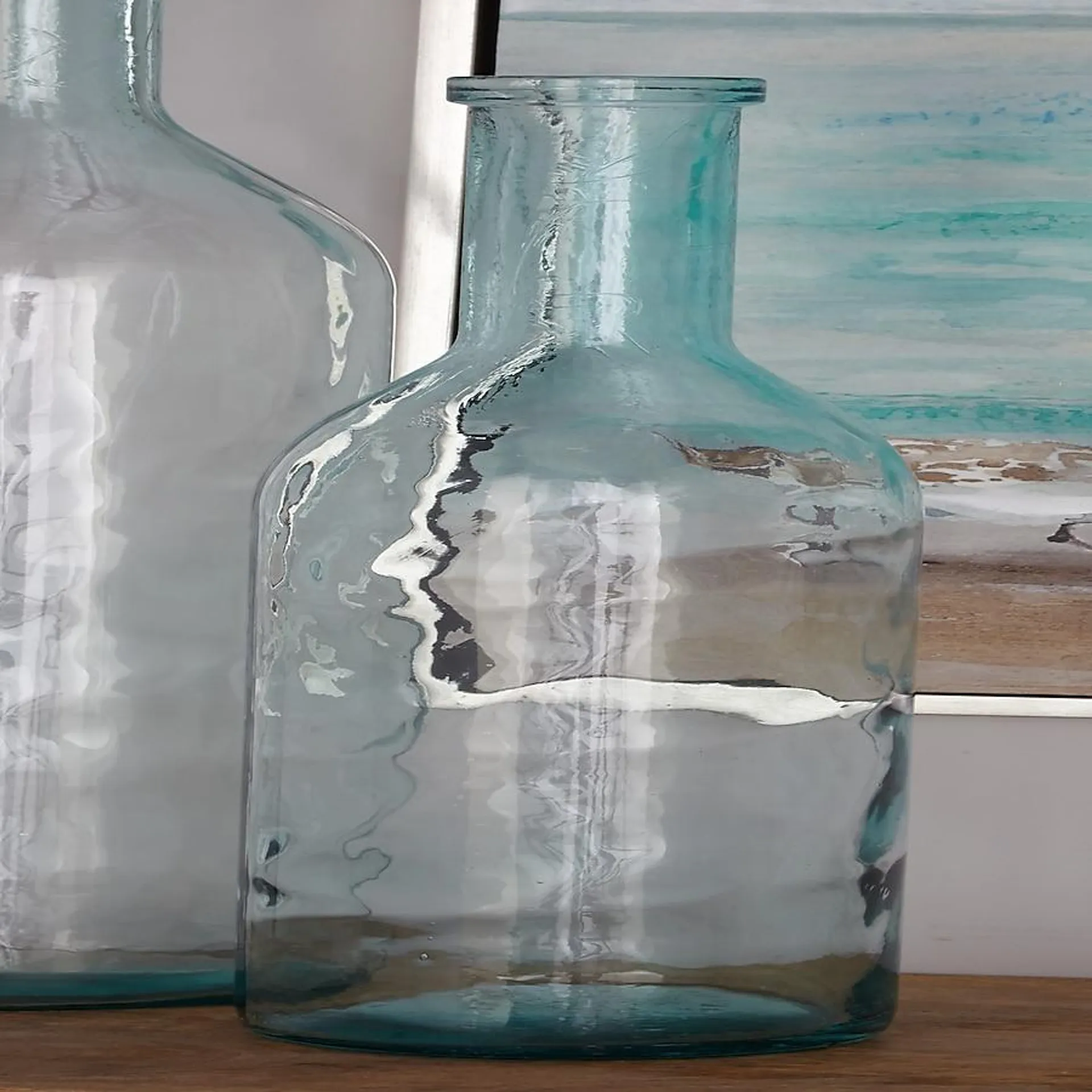 Grayson Lane Clear Glass Farmhouse Vase