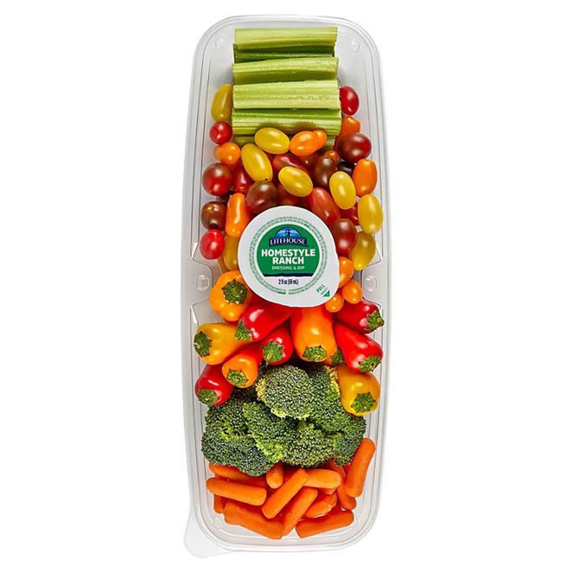 Member's Mark Fresh-Cut Vegetable Tray and Ranch Dressing