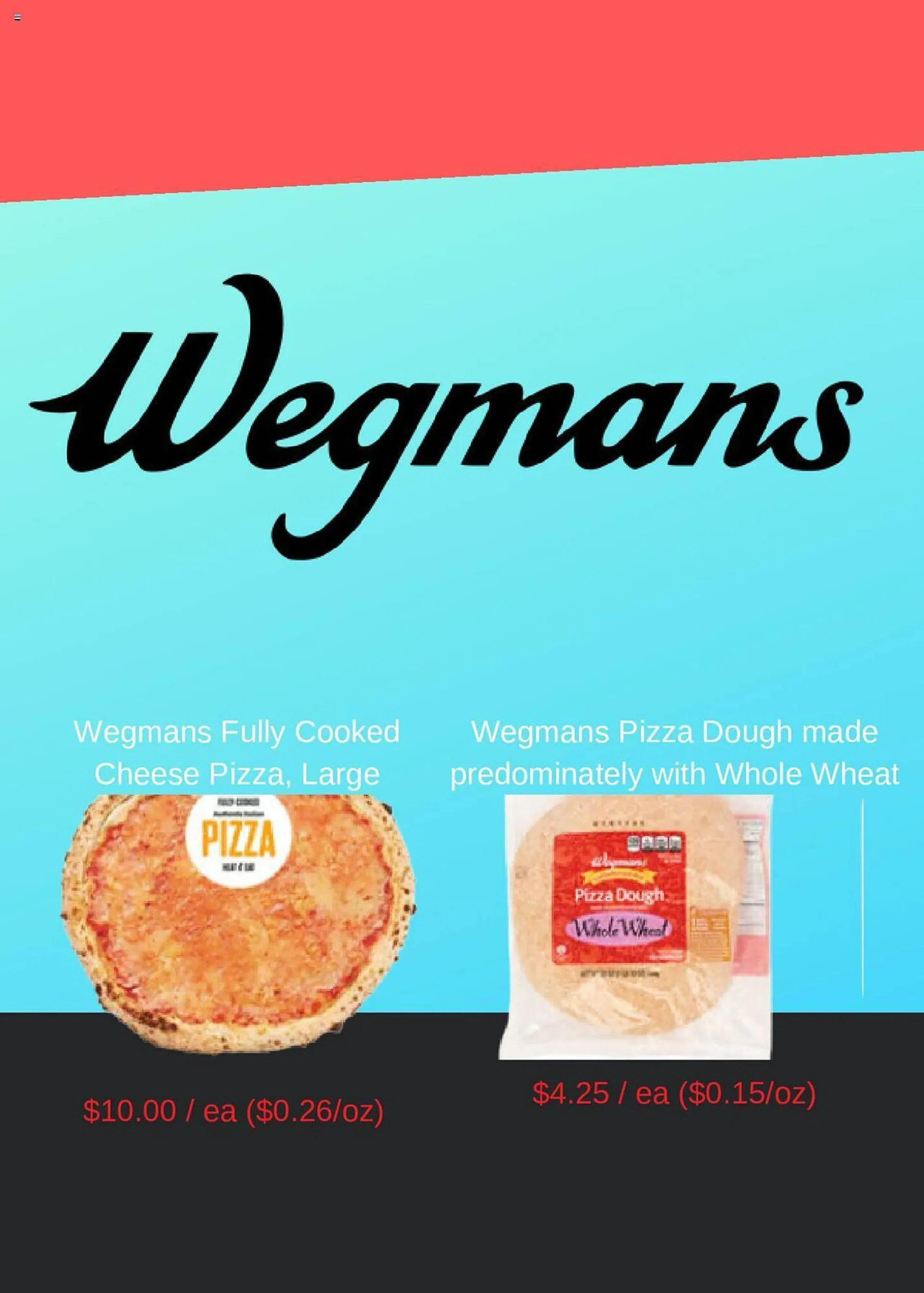 Wegmans Weekly Ad - 1