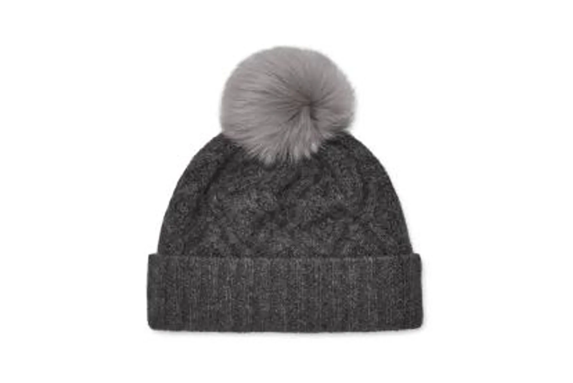 Desmond Cable Knit Pom Hat