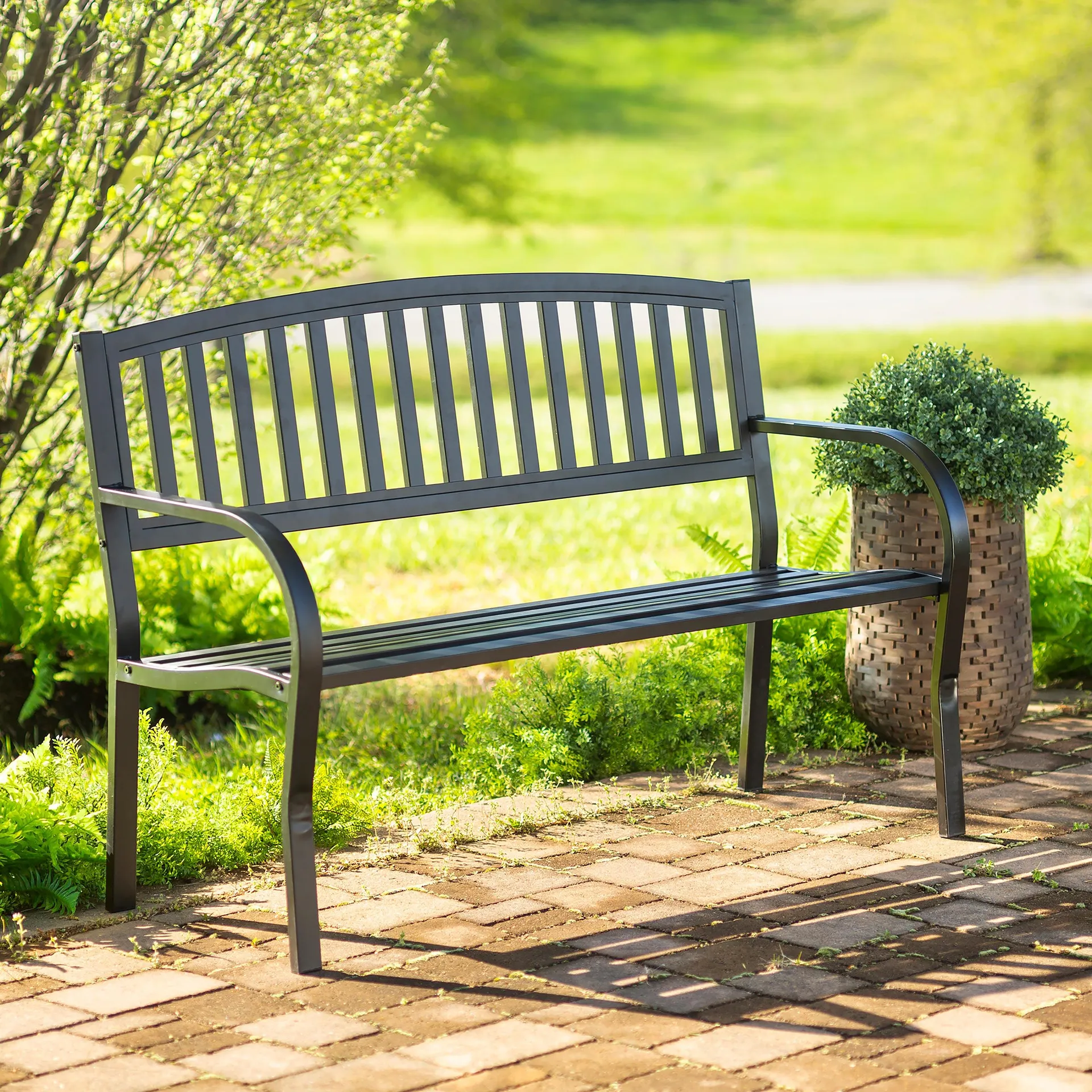 Classic Metal Garden Bench