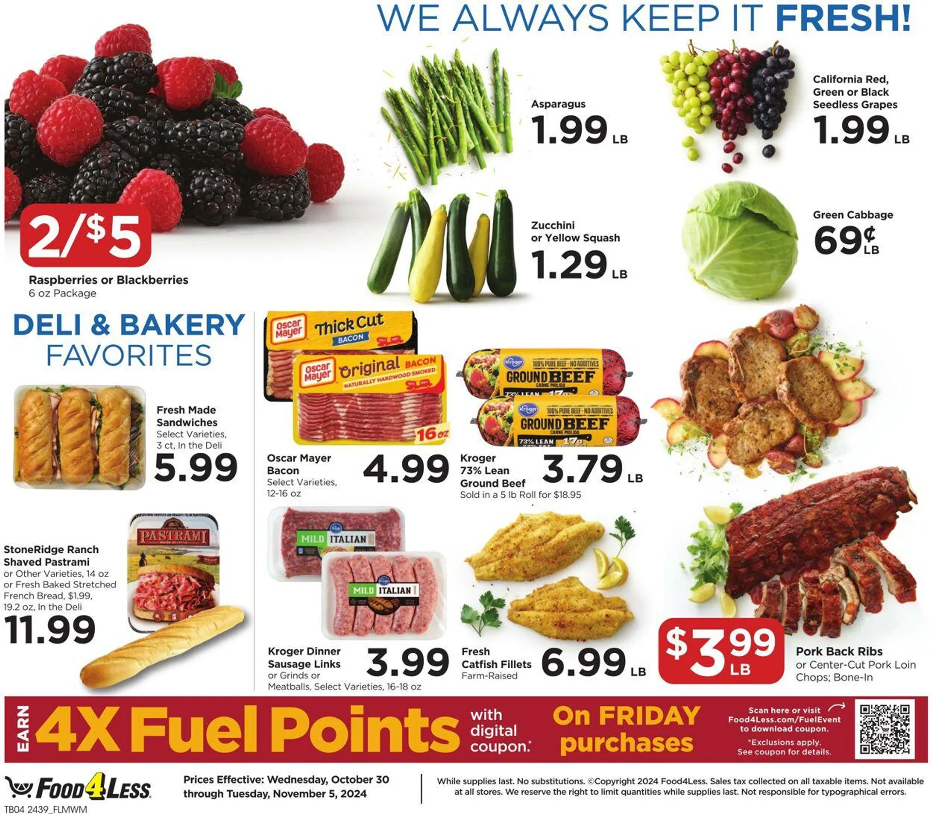 Weekly ad Food 4 Less from October 30 to November 5 2024 - Page 7