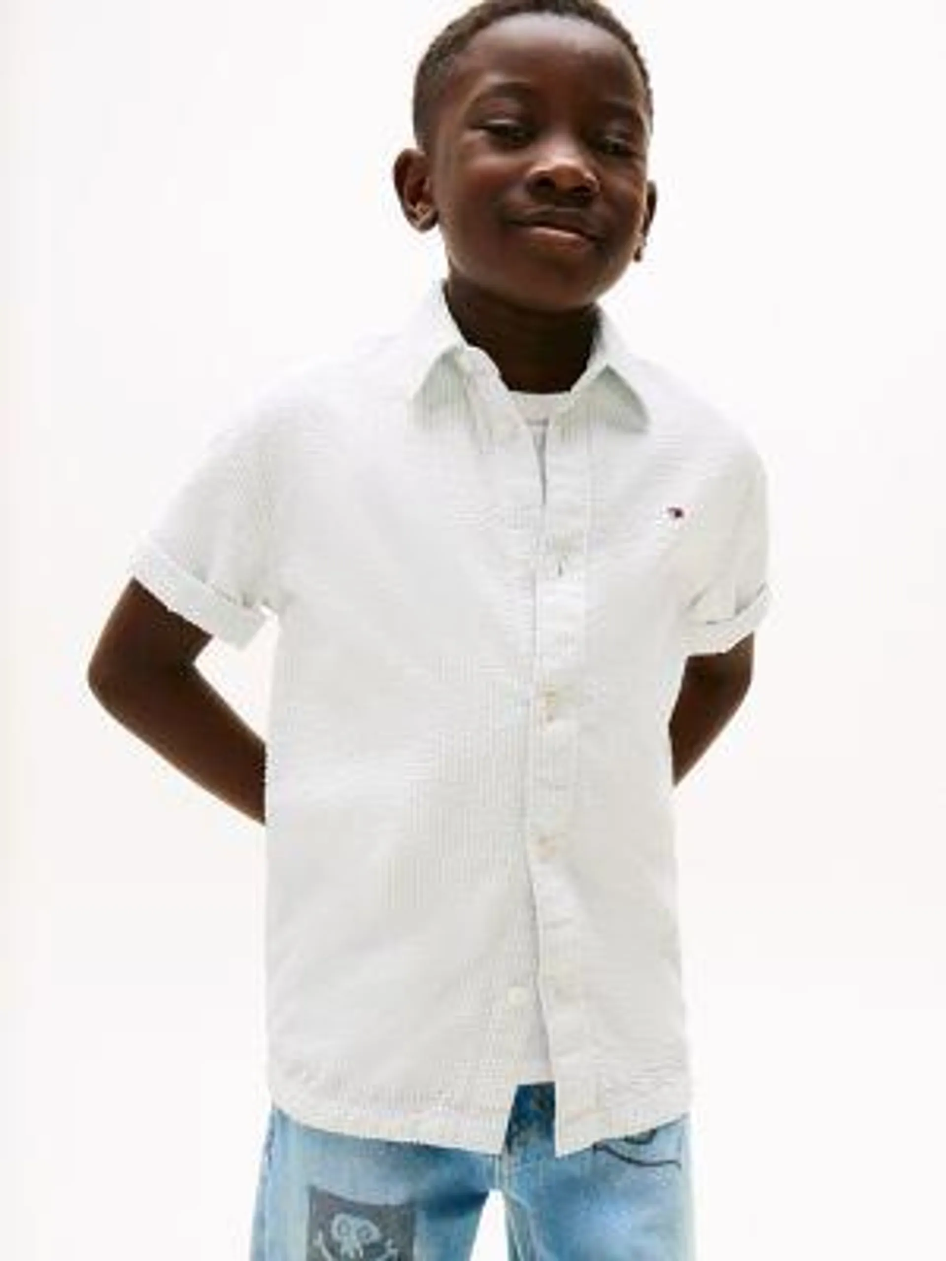 Kids' Seersucker Shirt