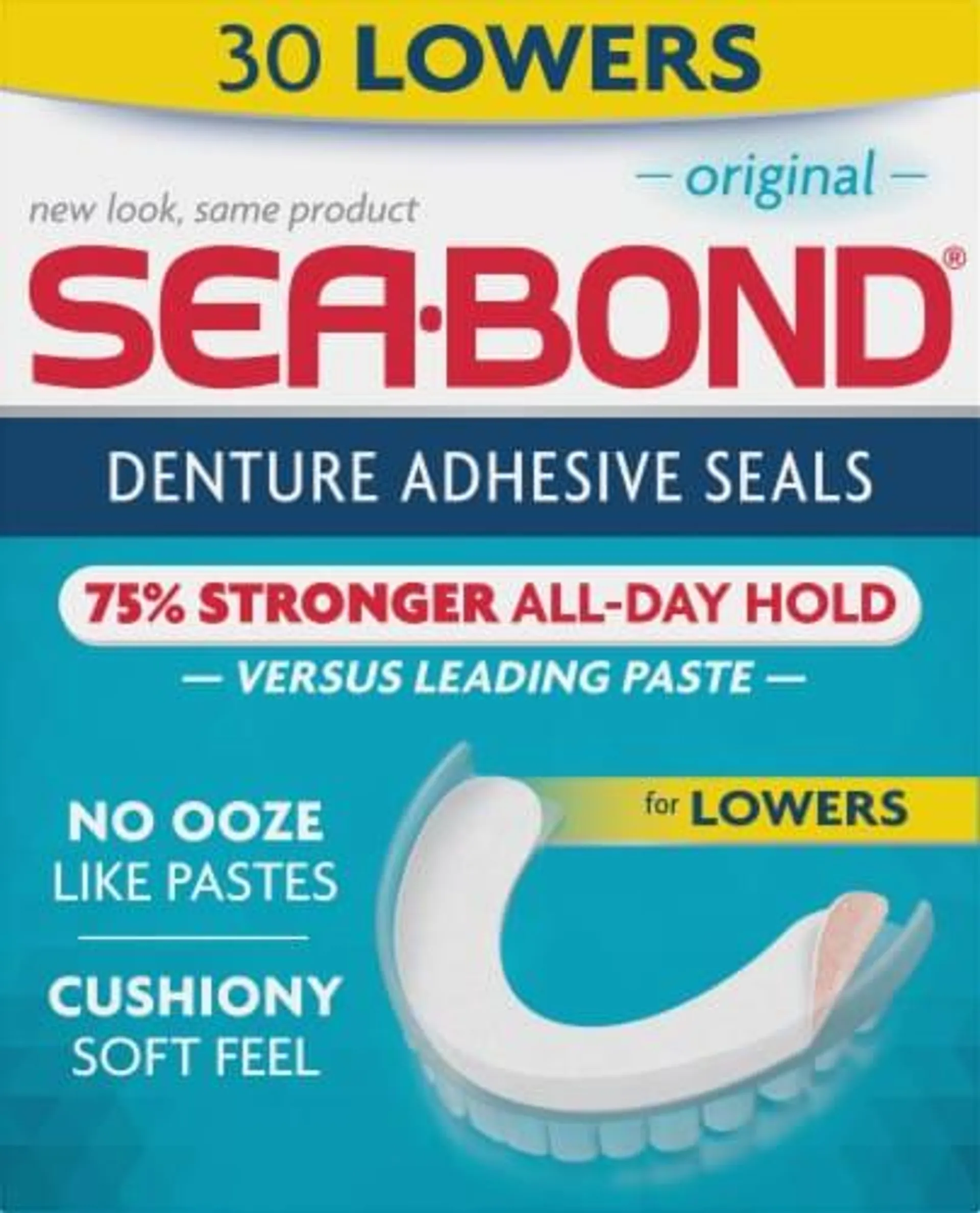 Sea-Bond® Denture Adhesive Lower Seals
