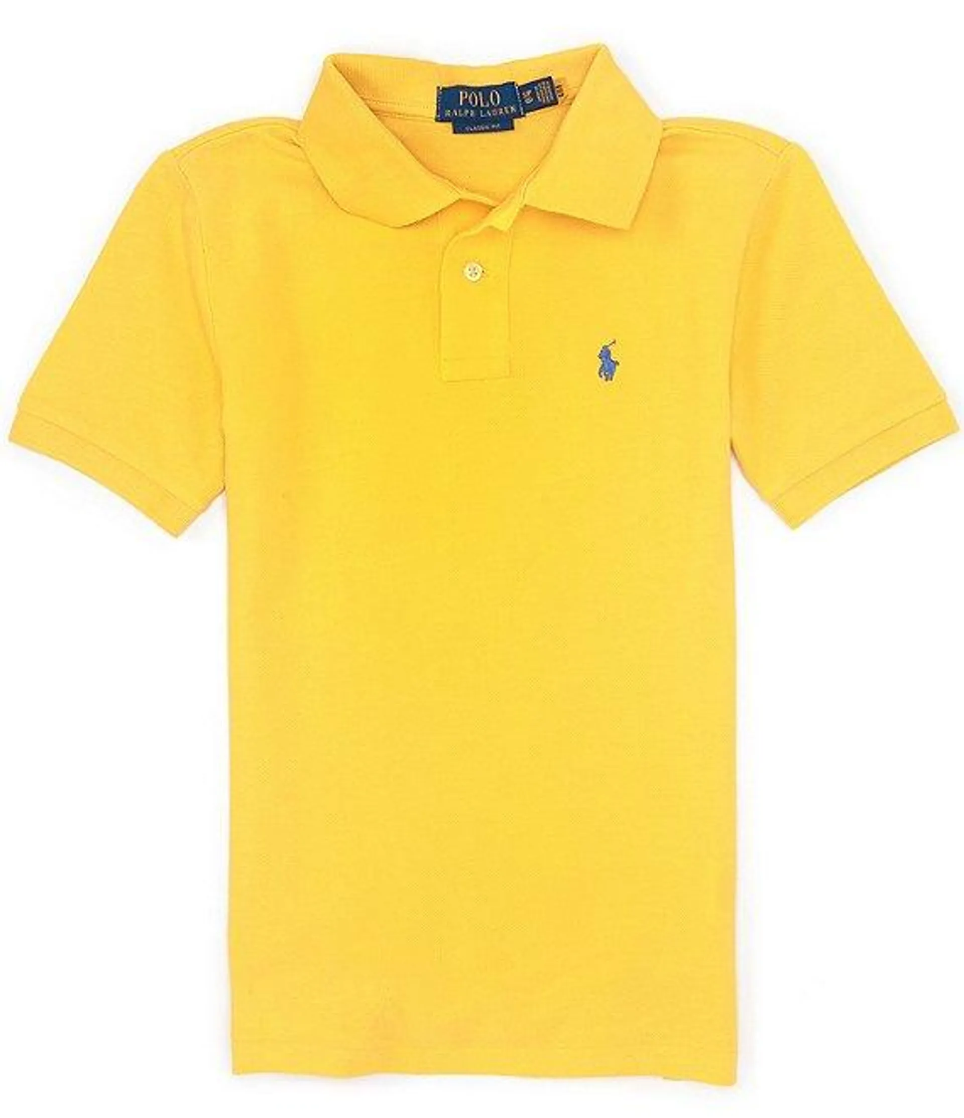 Big Boys 8-20 Short Sleeve Iconic Mesh Polo Shirt