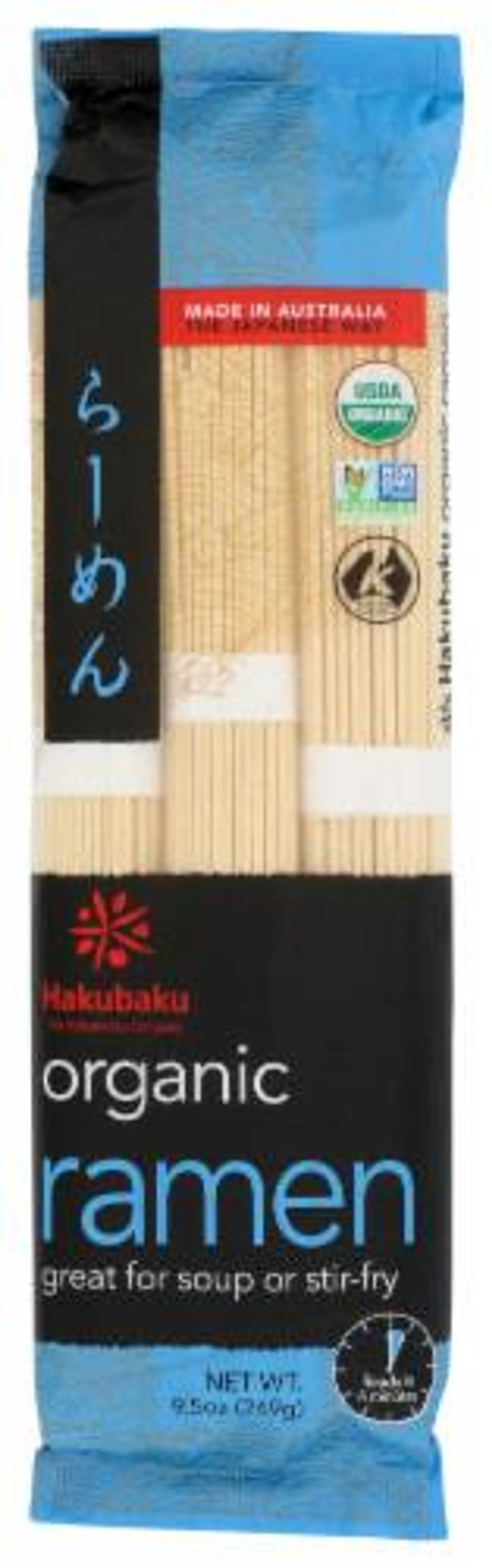 Hakubaku Organic Ramen Noodles