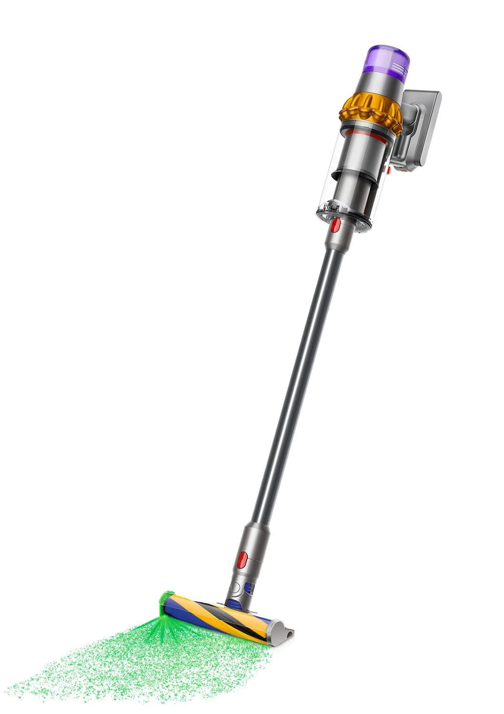 Dyson V15 Detect vacuum (Yellow/Iron)