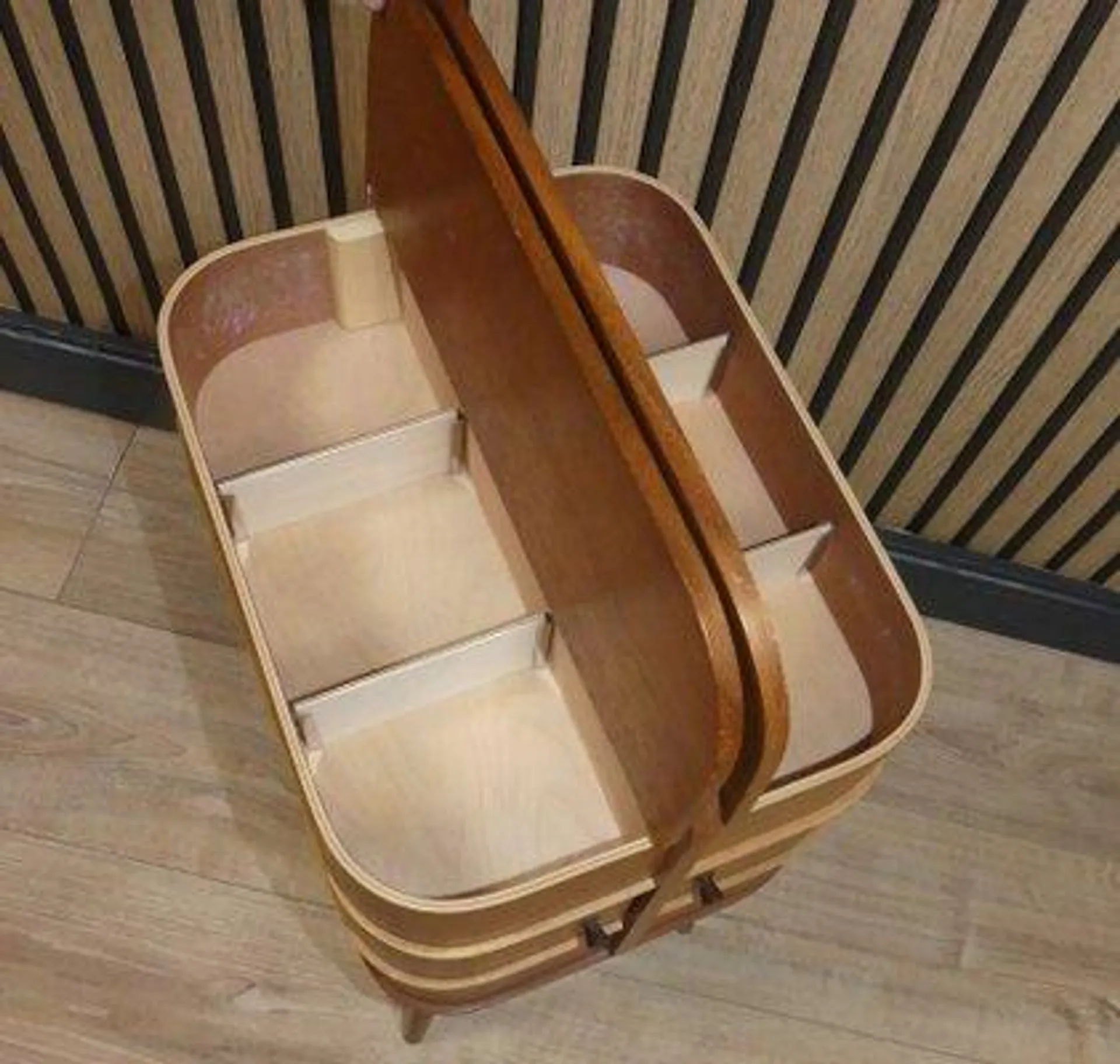 Mid-Century Modern Sewing Box in Teak, 1960s