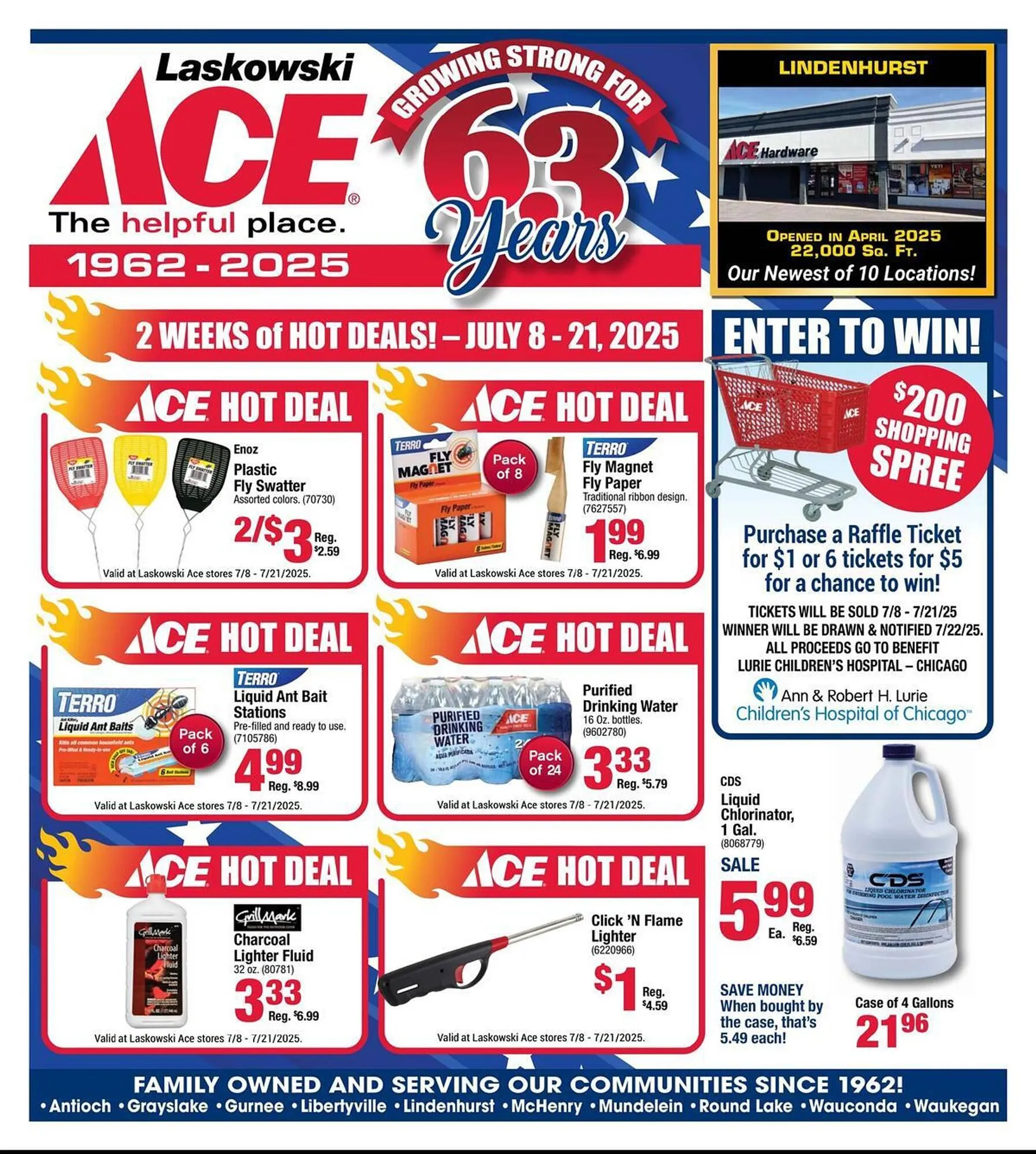 Weekly ad Ace Hardware Weekly Ad from July 8 to July 21 2025 - Page 1