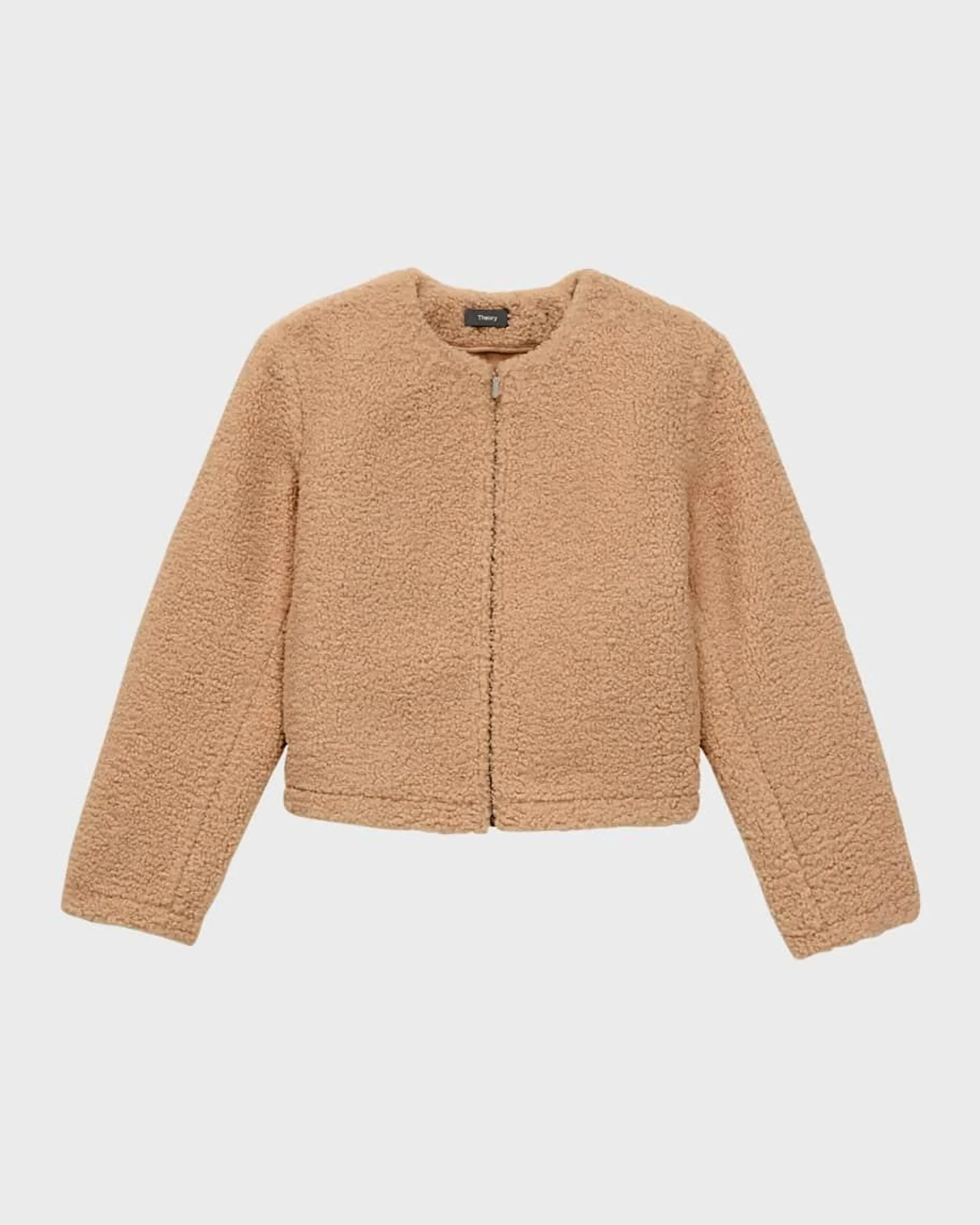 Cropped Easy Sherpa Jacket