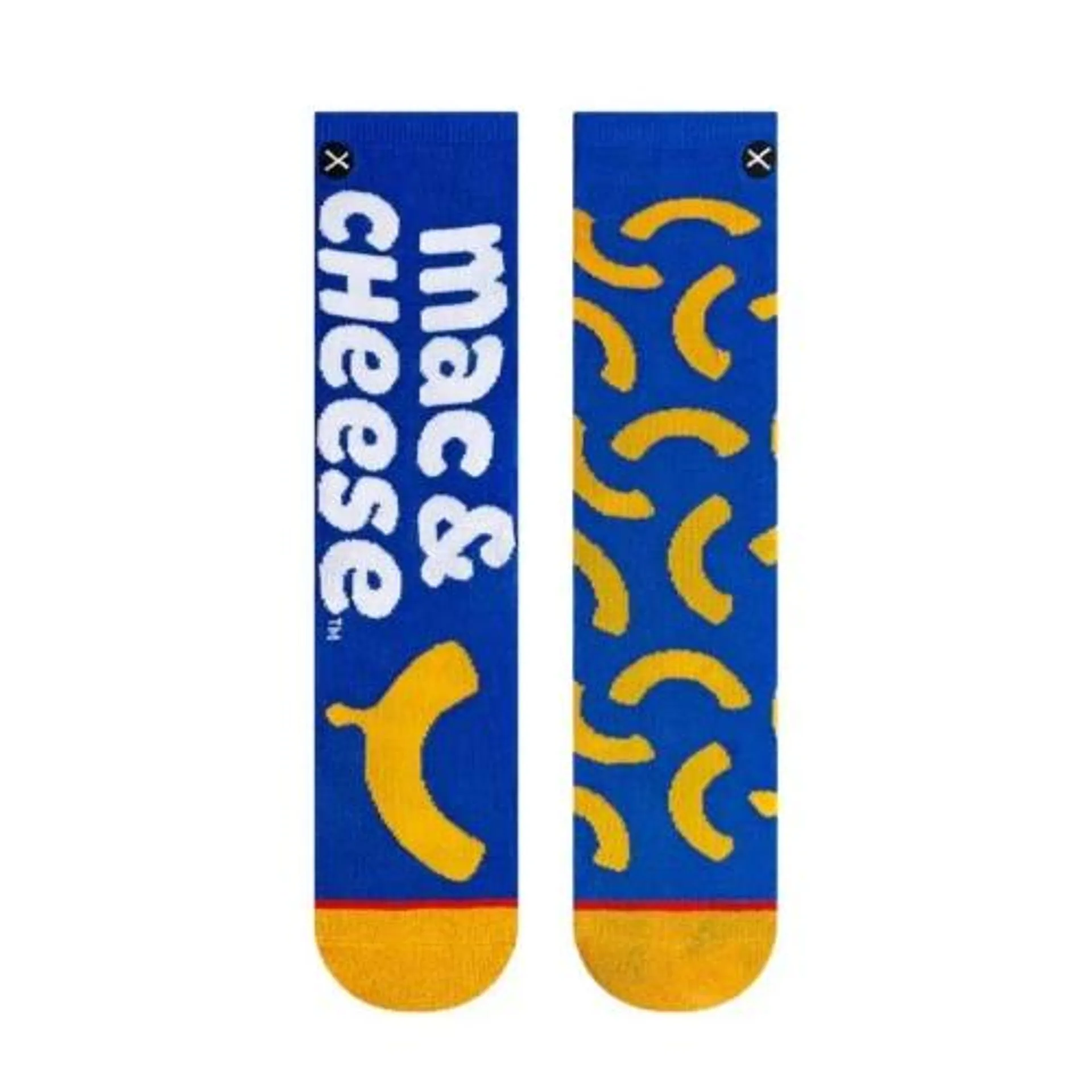 Youth ODD SOX Kraft Mac & Cheese Split Crew Socks