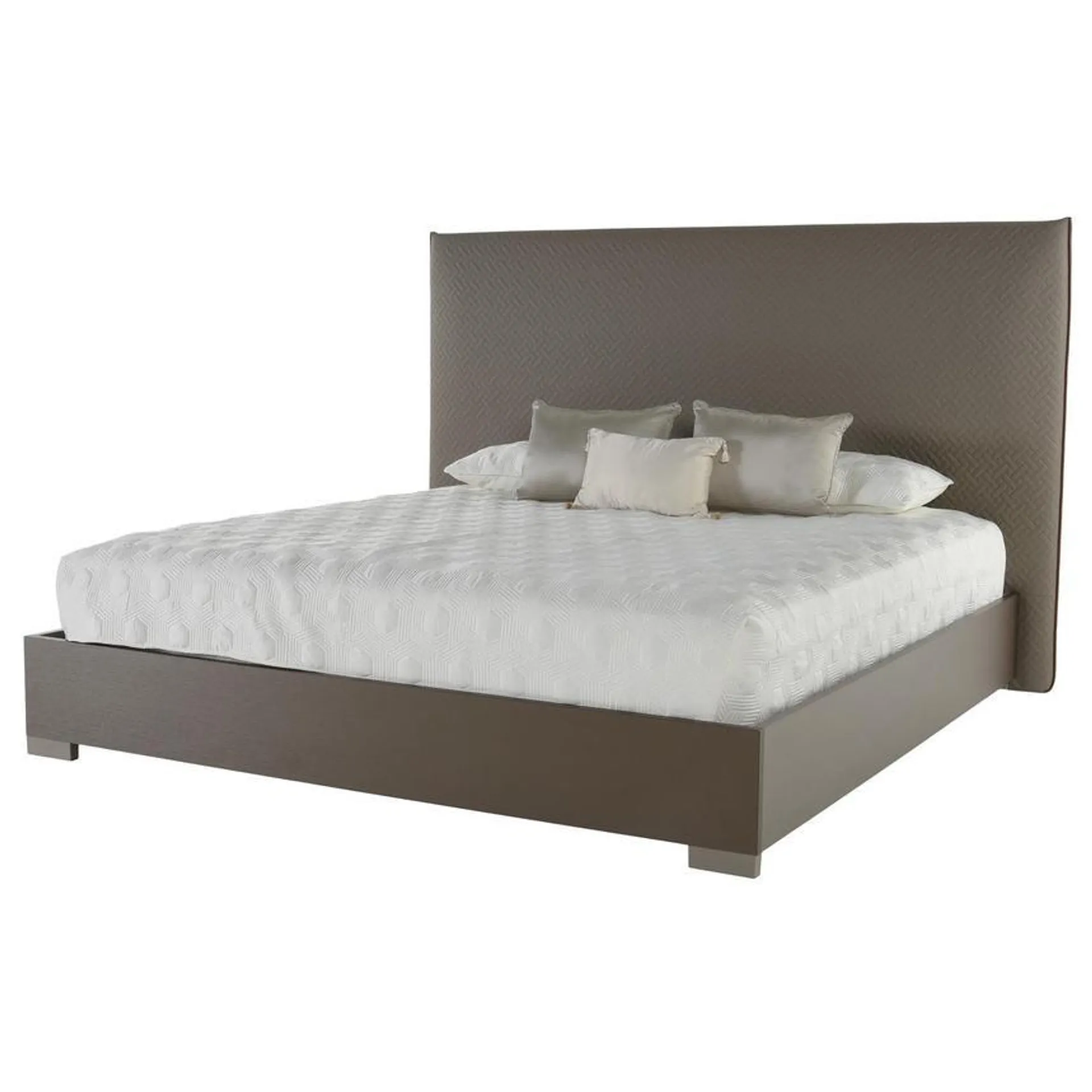 Angelo King Upholstered Panel Bed