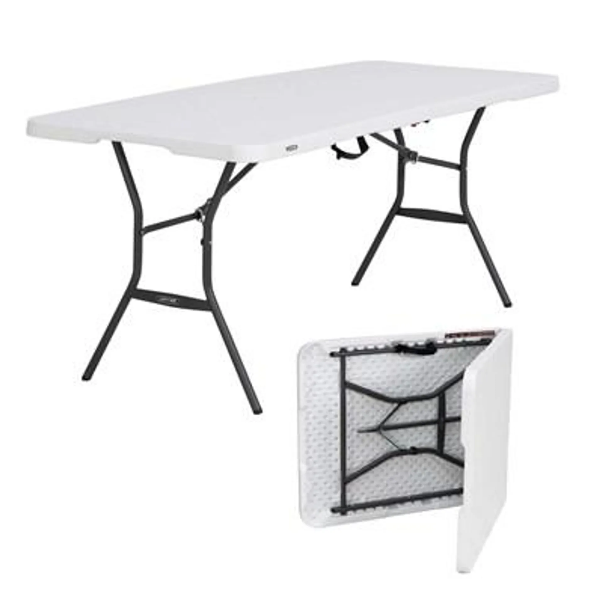 Lifetime 6-Foot Fold-In-Half Table (Light Commercial)