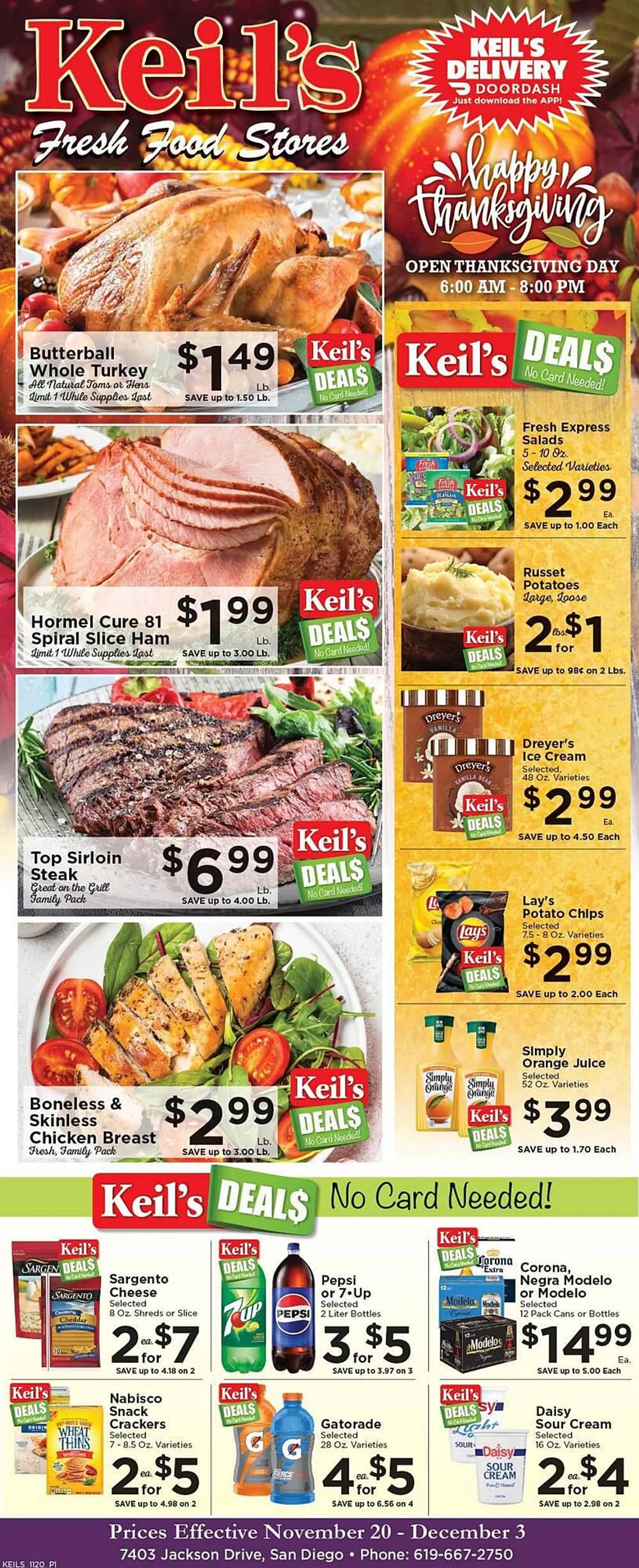 Keils Fresh Food Stores Weekly Ad - 1