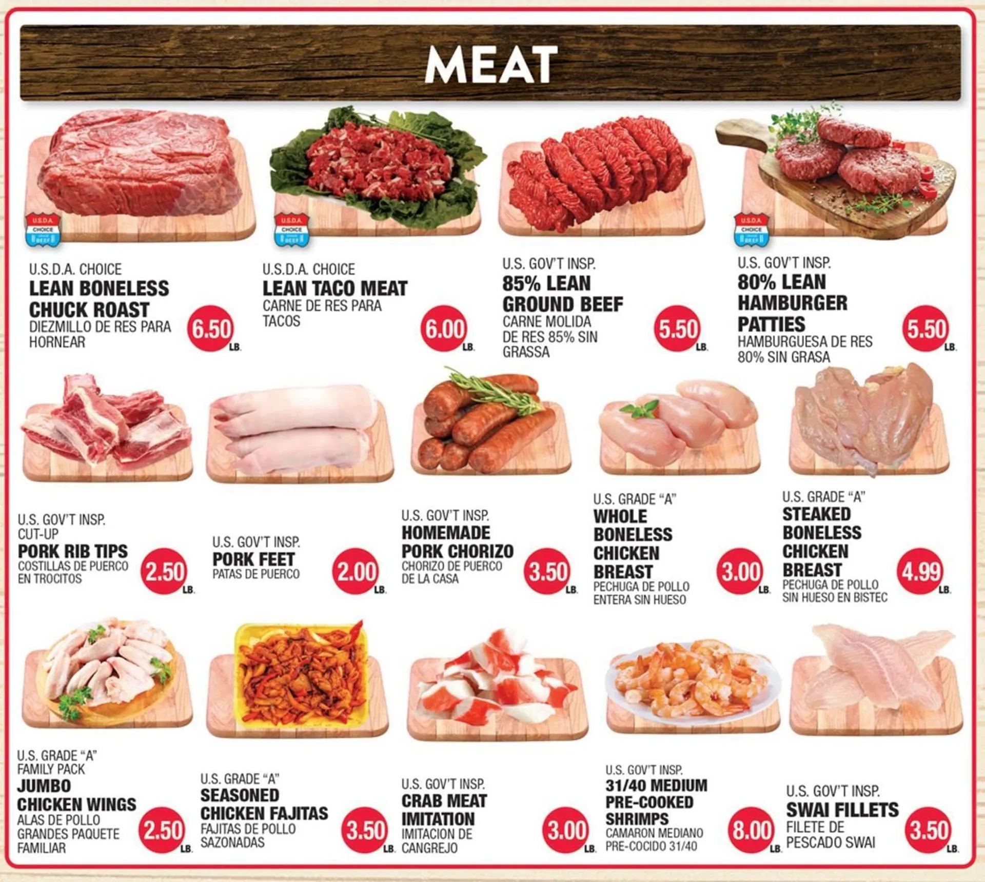 Weekly ad Carnicerias Jimenez Weekly Ad from August 10 to August 10 2025 - Page 1