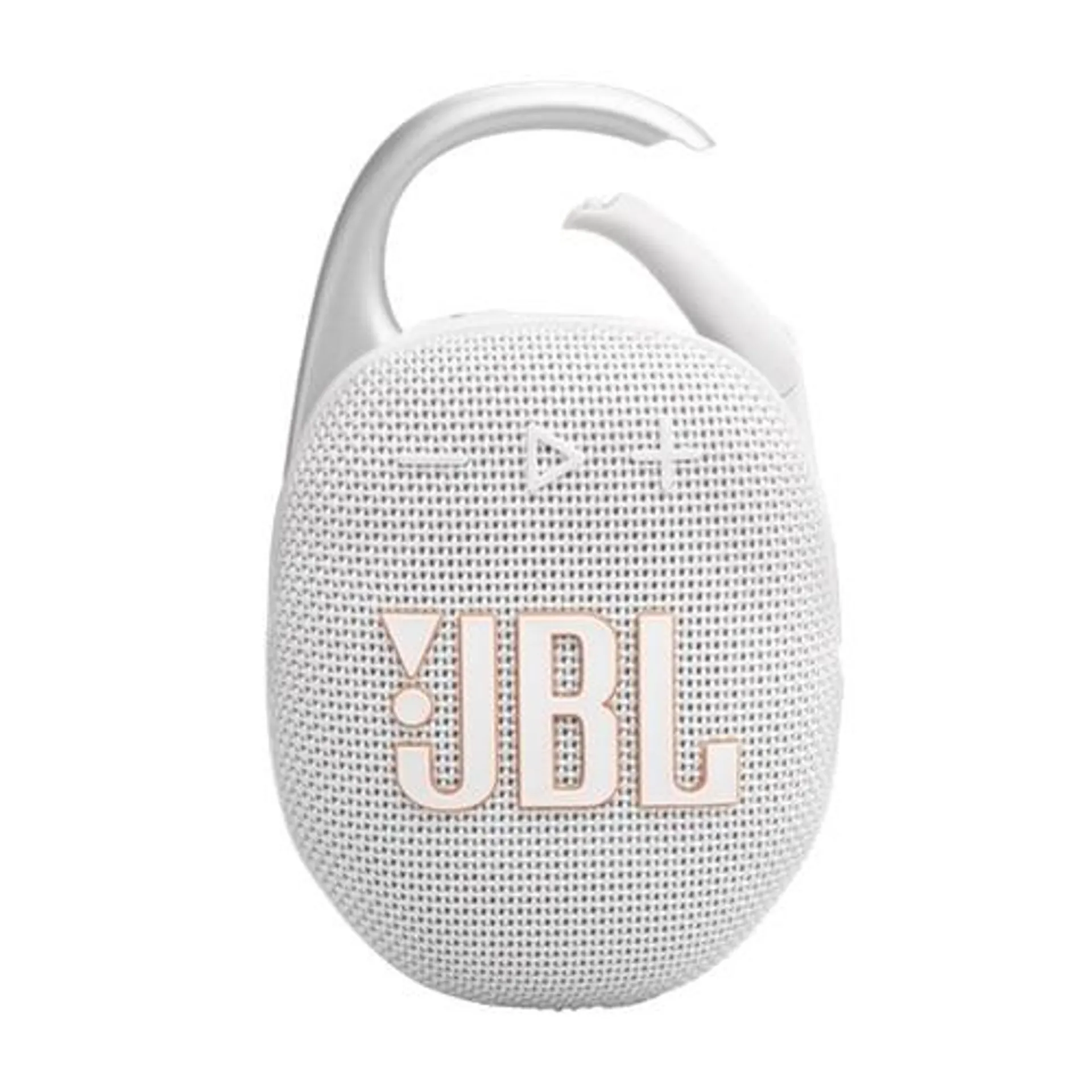 JBL Clip 5 Portable Bluetooth Speaker System - 7 W RMS - White