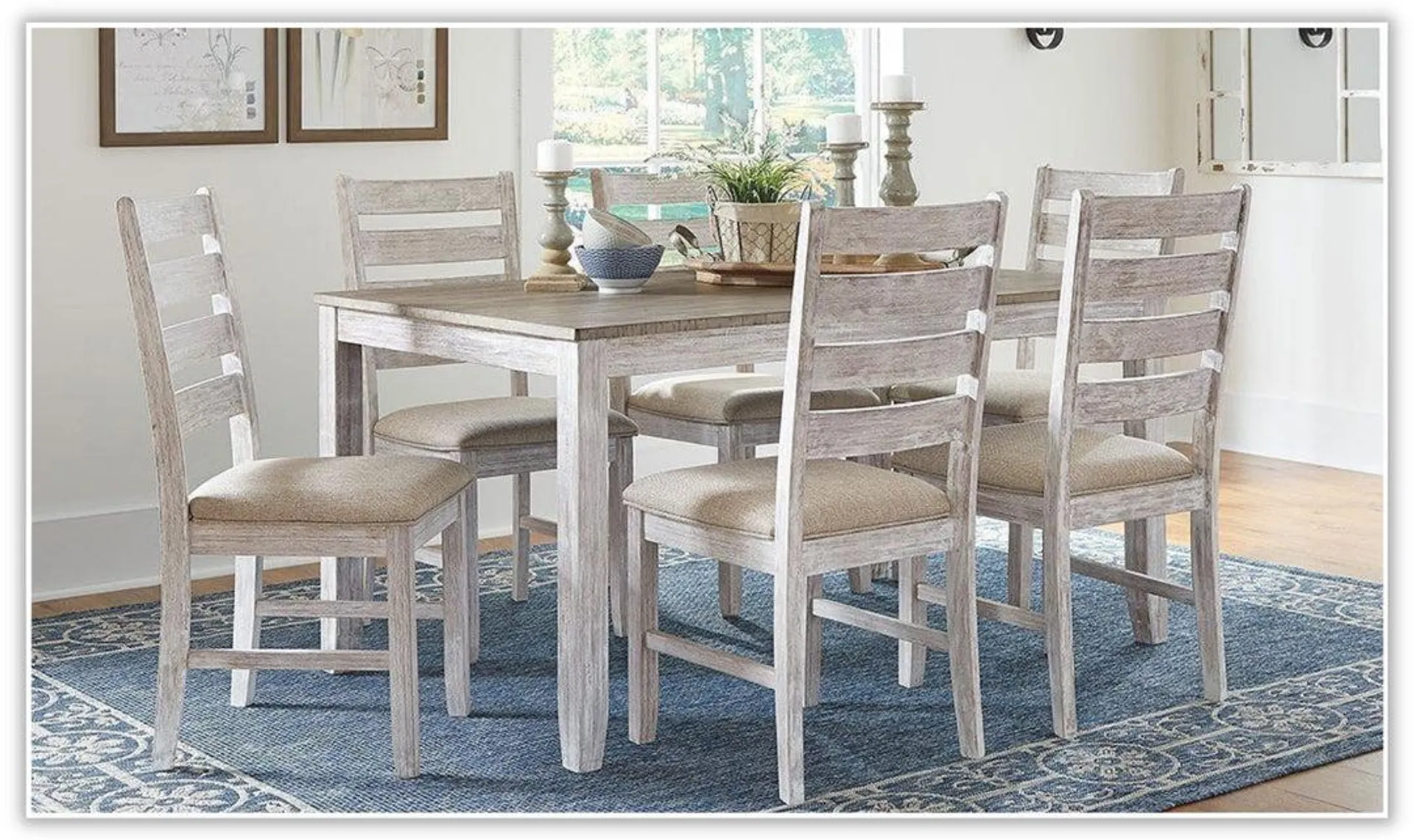 Modern Heritage Skempton 7 Pieces Dining Room Set