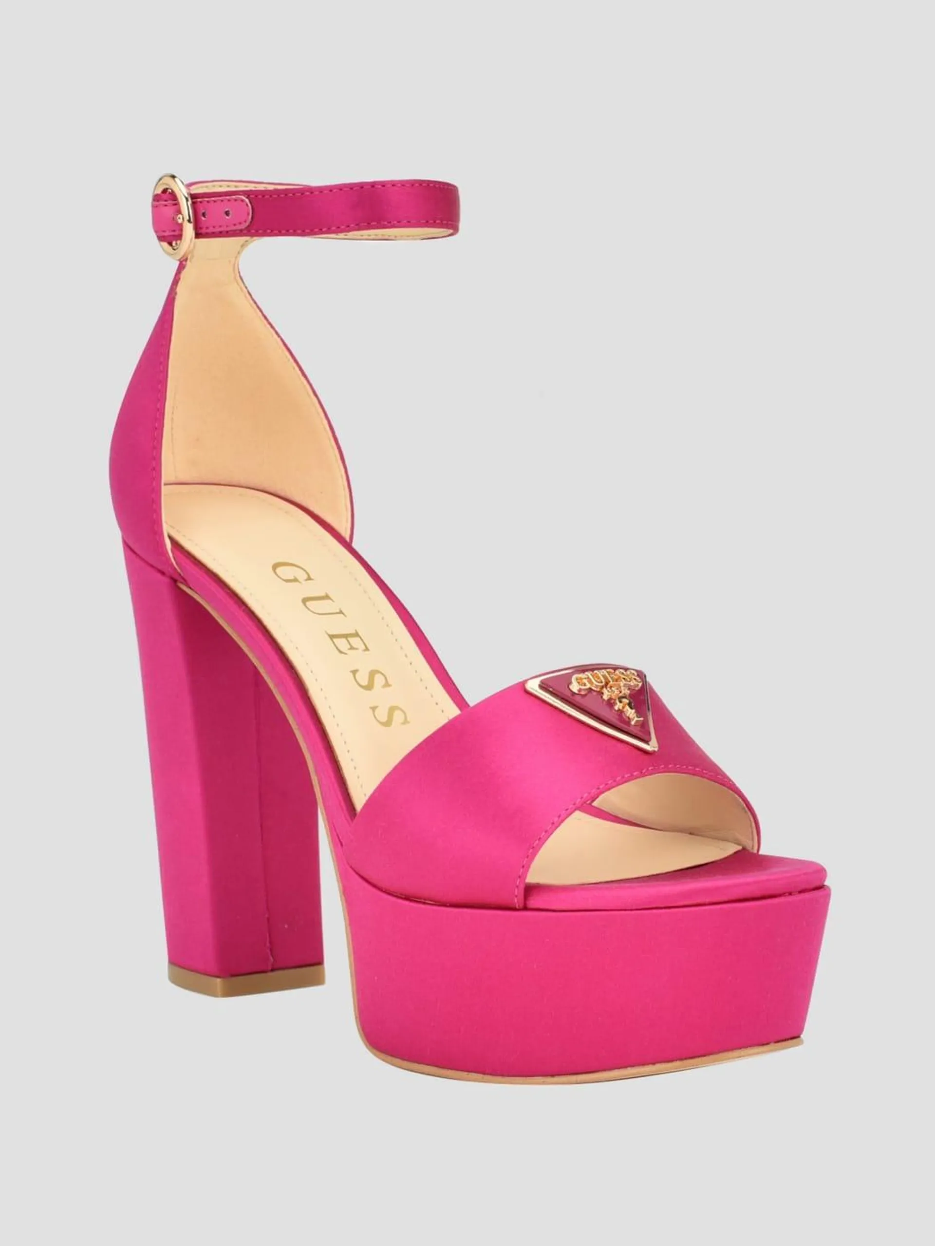 Setone Satin Signature Platform Heels