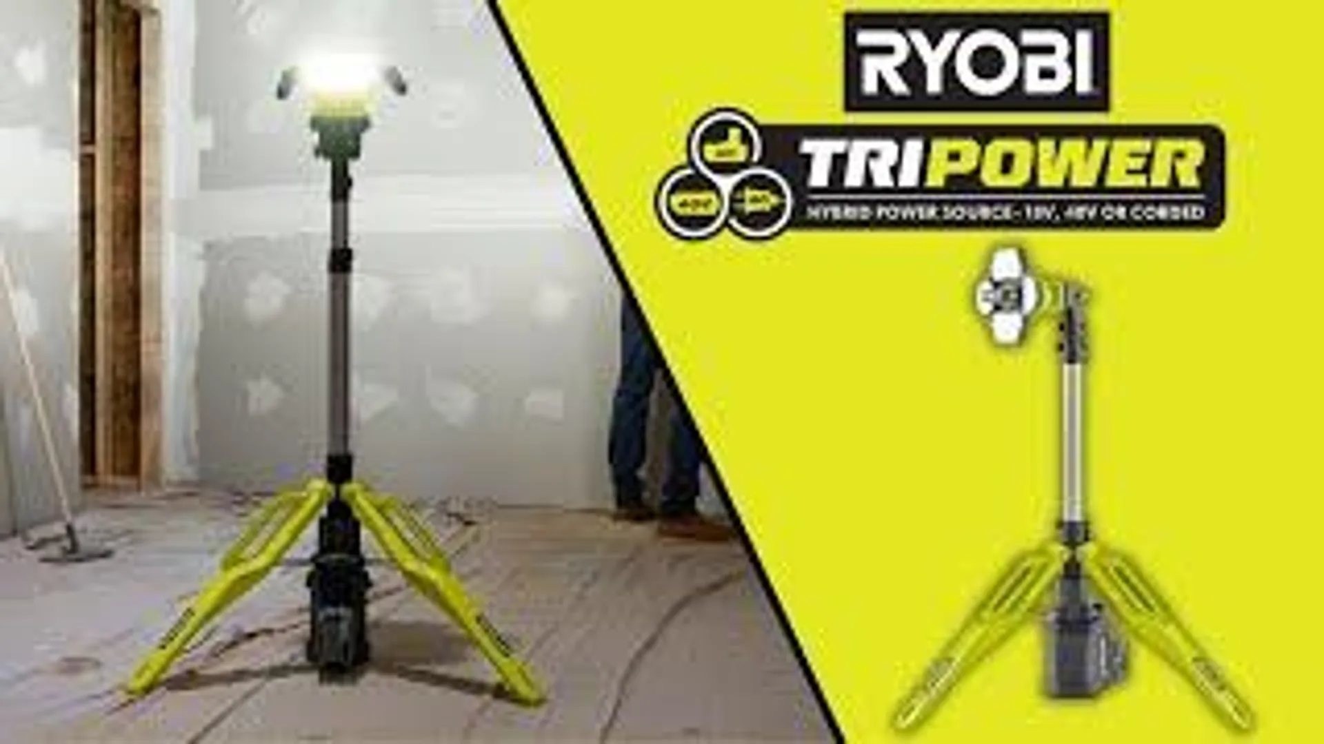 TRIPOWER TRIPOD LED LIGHT