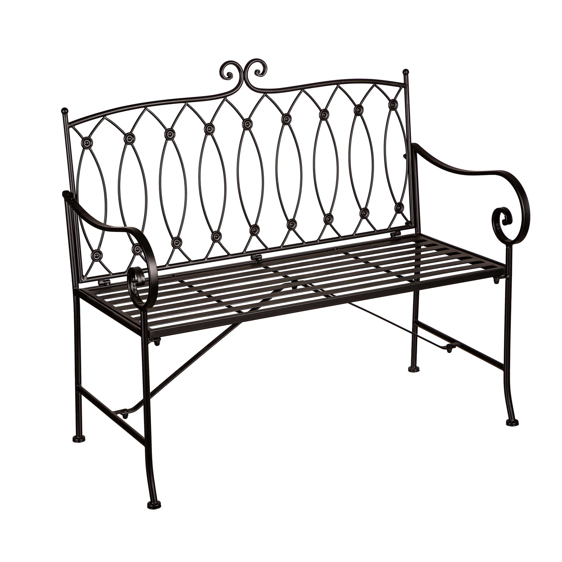 Yorktown Metal Garden Bench