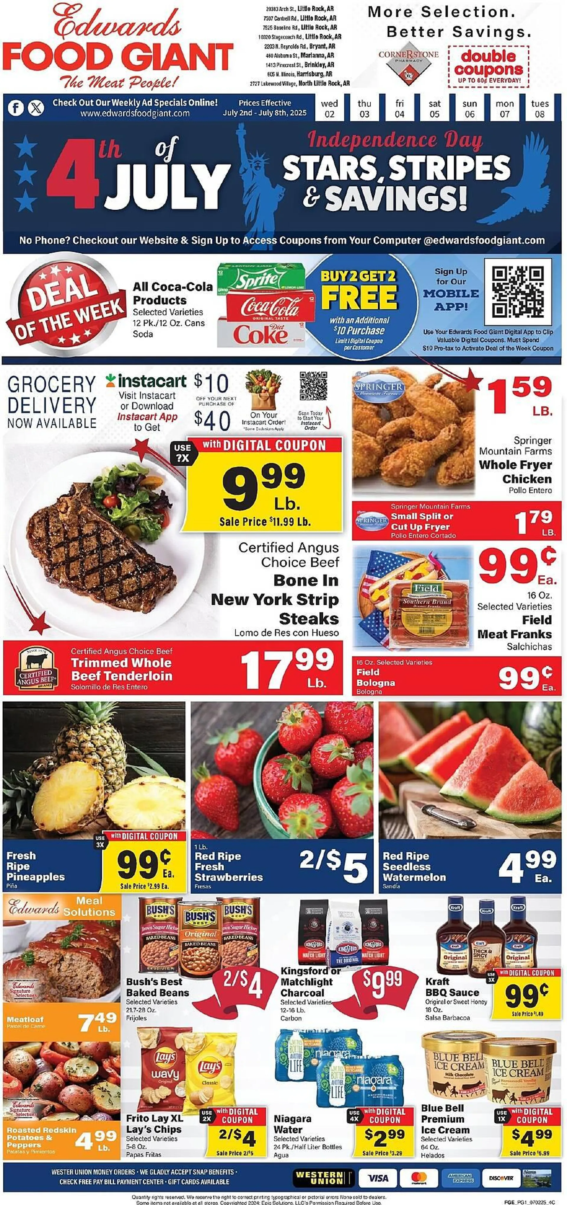 Weekly ad Edwards Food Giant Weekly Ad from July 2 to July 8 2025 - Page 1