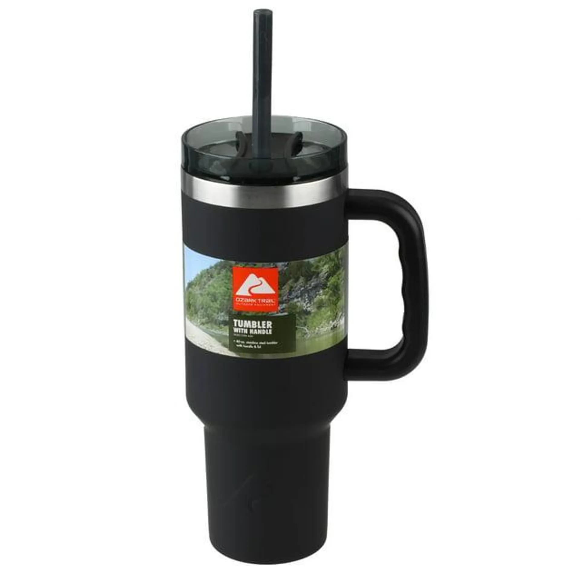 Ozark Trail 40 oz Vacuum Insulated Stainless Steel Tumbler Black