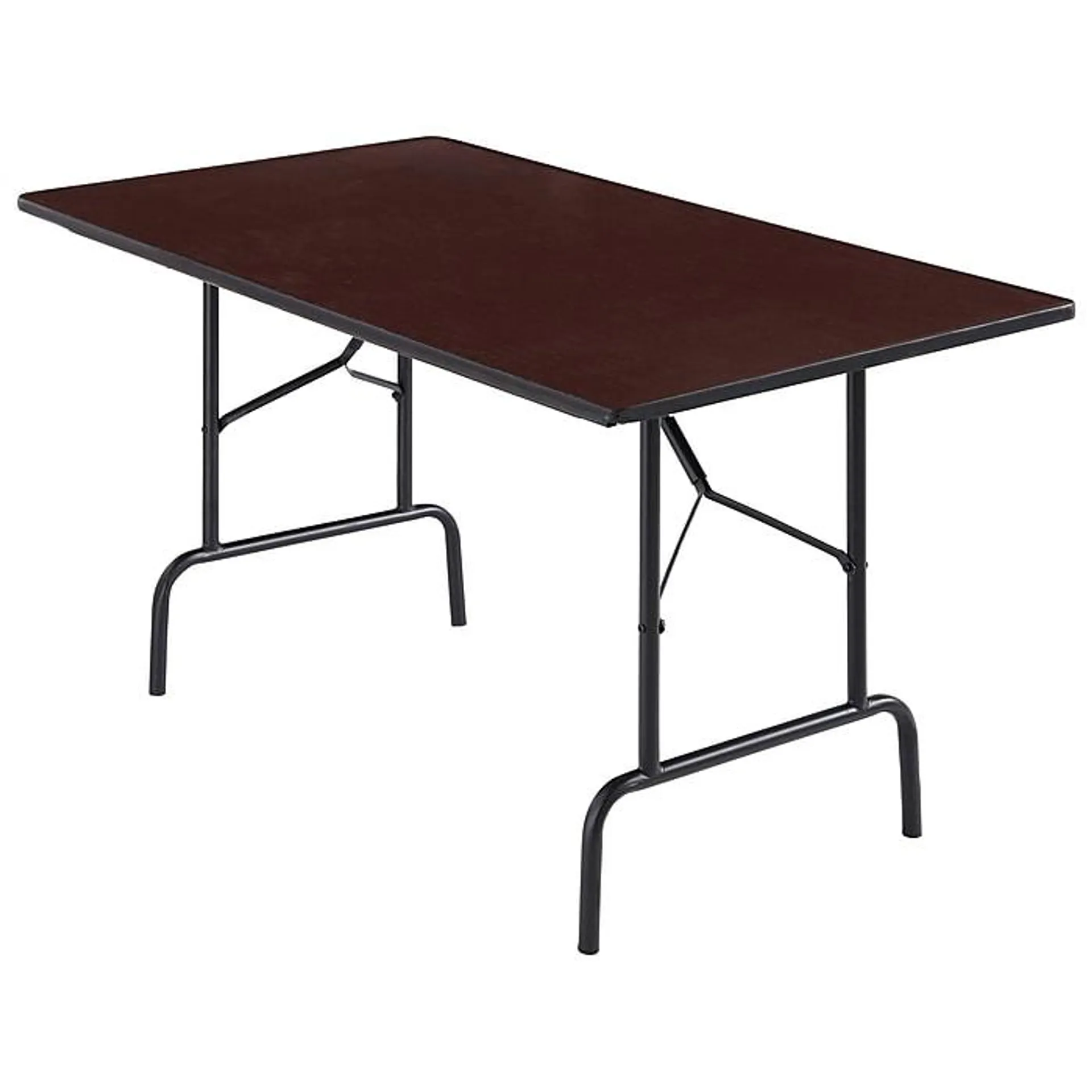 Staples 6' x 30" Wooden Heavy Duty Folding Table,