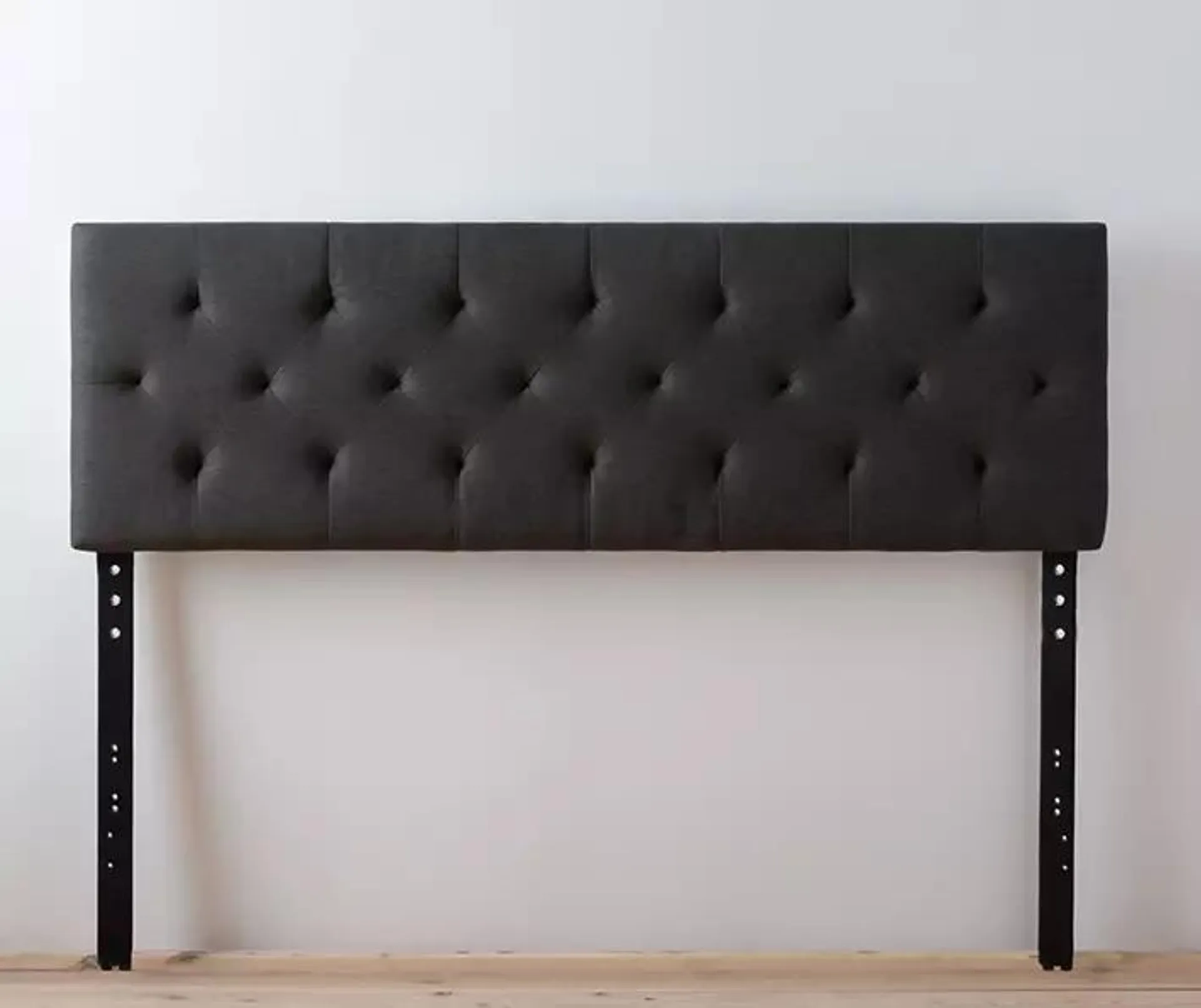 Emmie Charcoal Queen Diamond Tufted Headboard