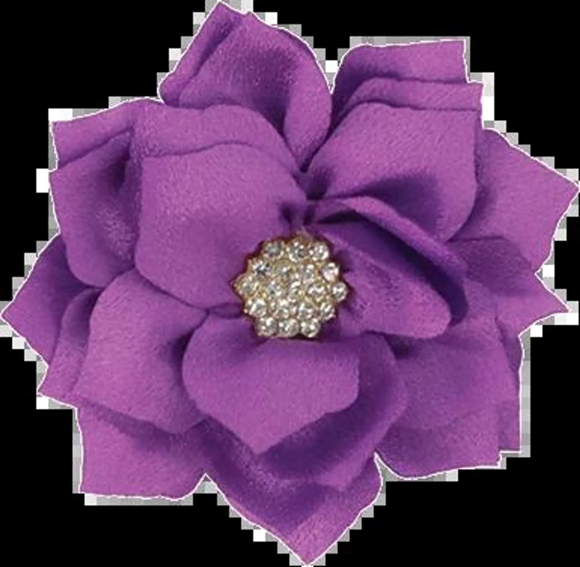 Play On Flower Accessory, Purple, One Size