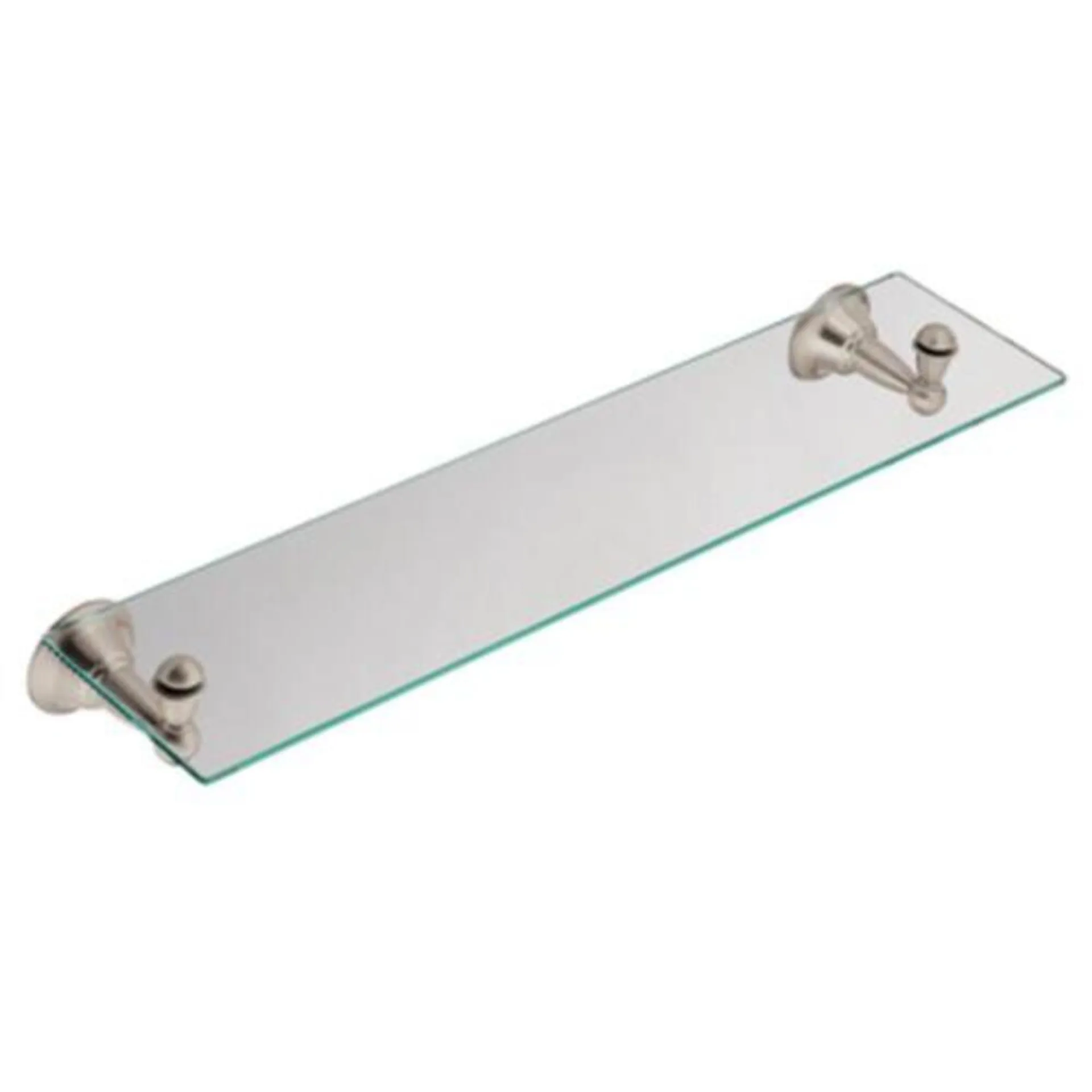 Moen® Sage™ 22" Brushed Nickel Glass Bathroom Shelf