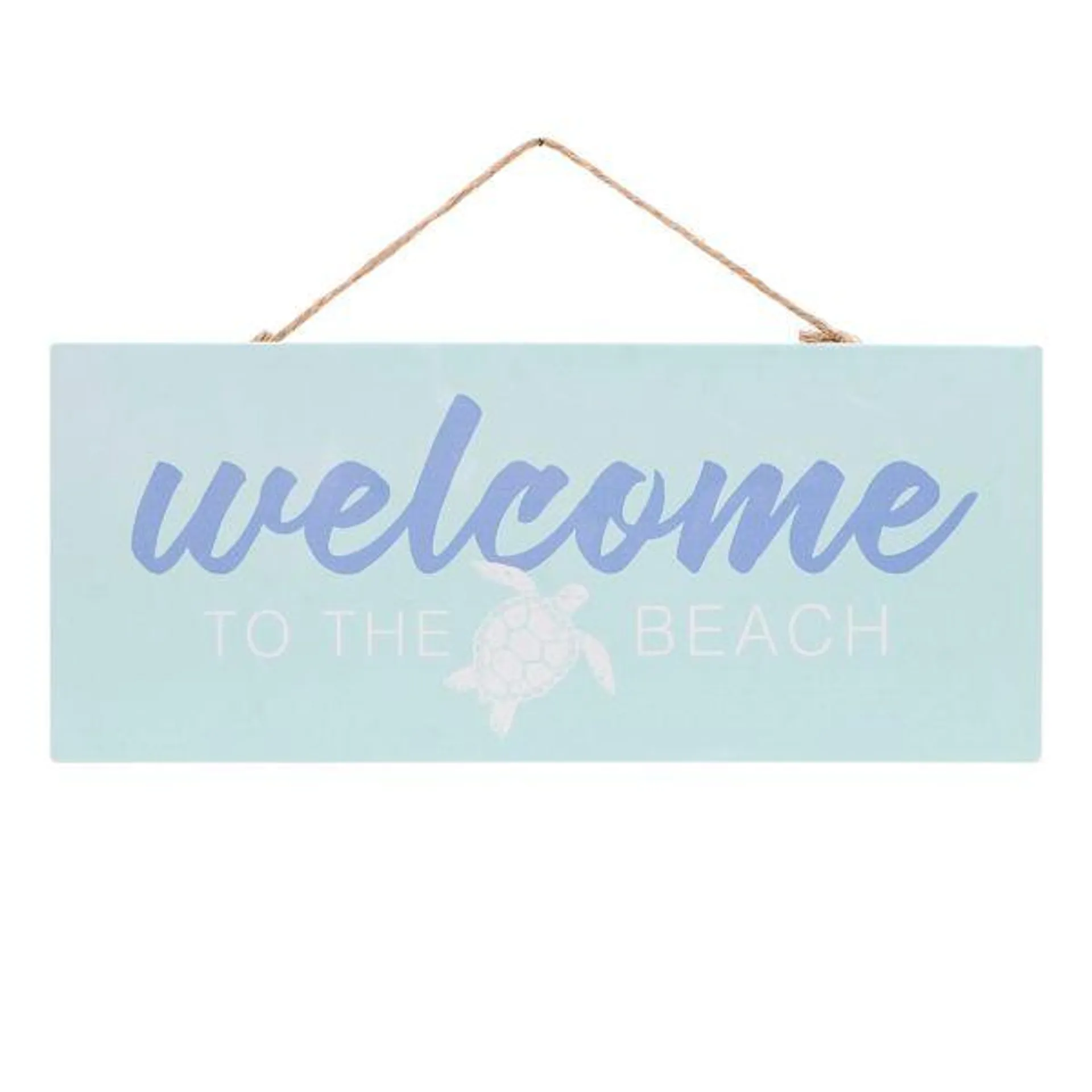 Welcome Beach Outdoor Wall Decor, 5x12