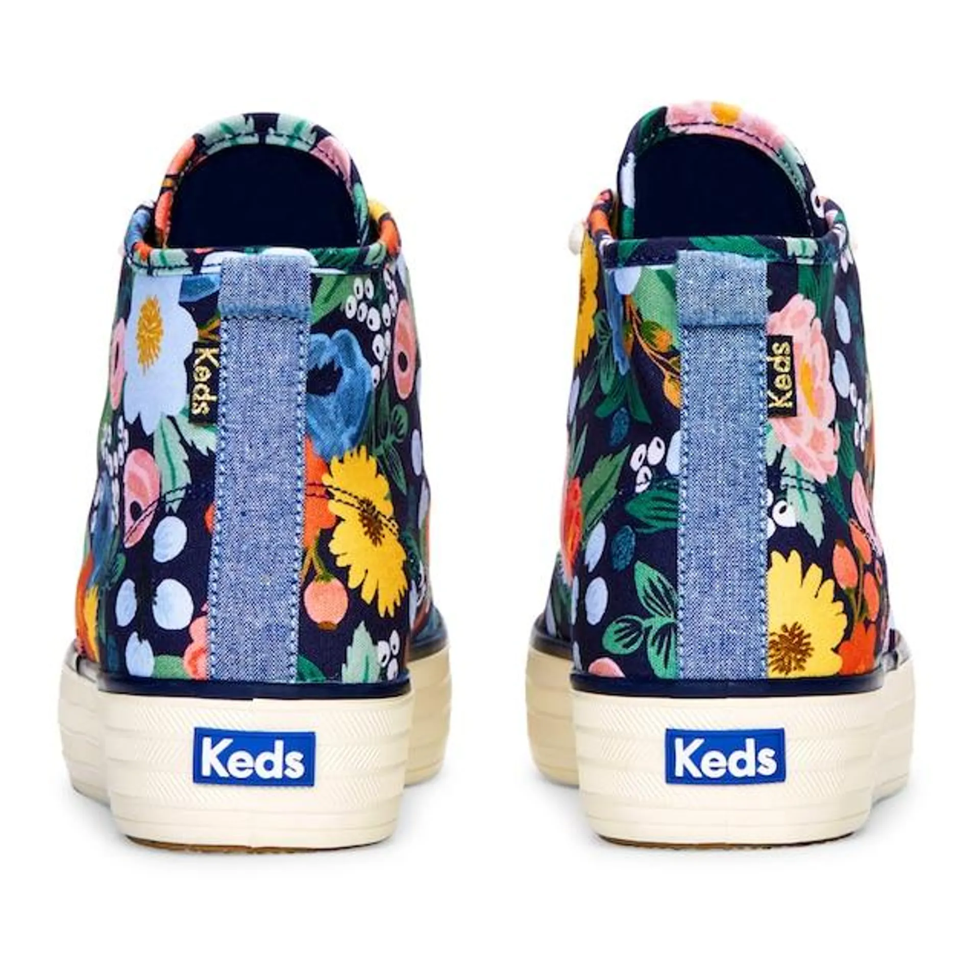 Keds x Rifle Paper Co. The Platform Mid Vintage Blossom Lace Up