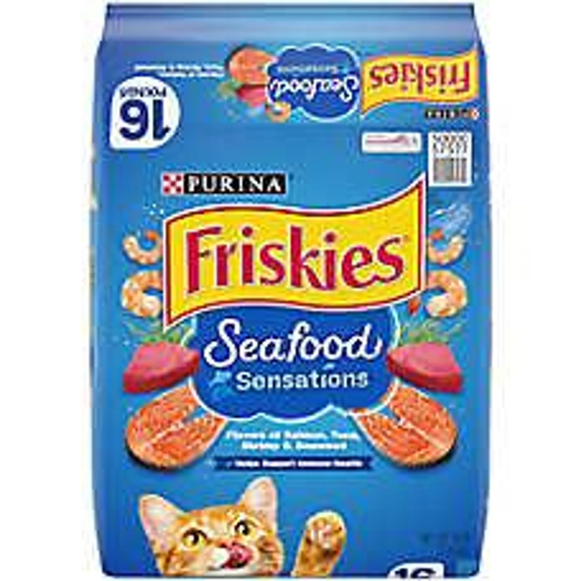 Seafood Sensations Adult Cat Dry Food - , With Vitamins