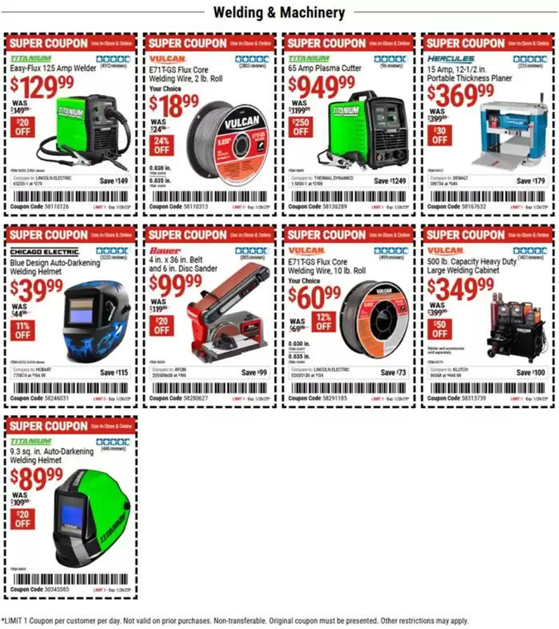 Weekly ad Harbor Freight Tools weekly ad from January 13 to January 20 2025 - Page 8