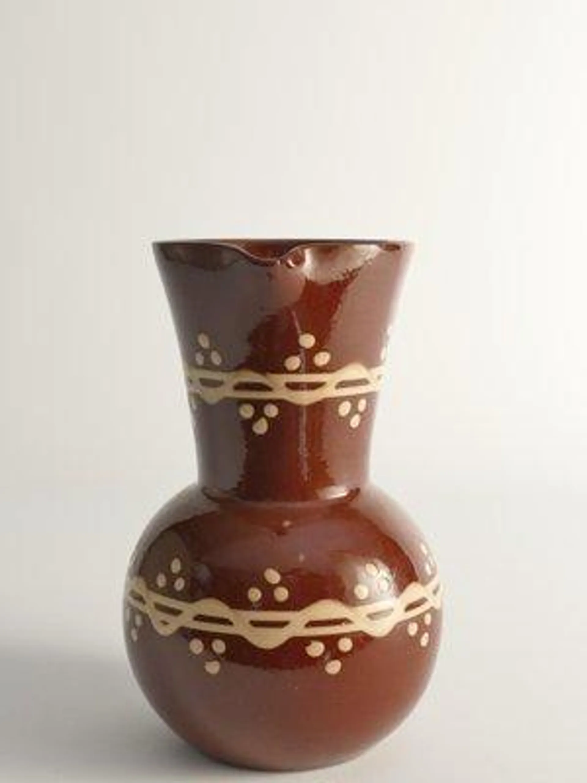 Brown Ceramic Vase by Andersson & Johansson, Höganäs, Sweden, 1920s