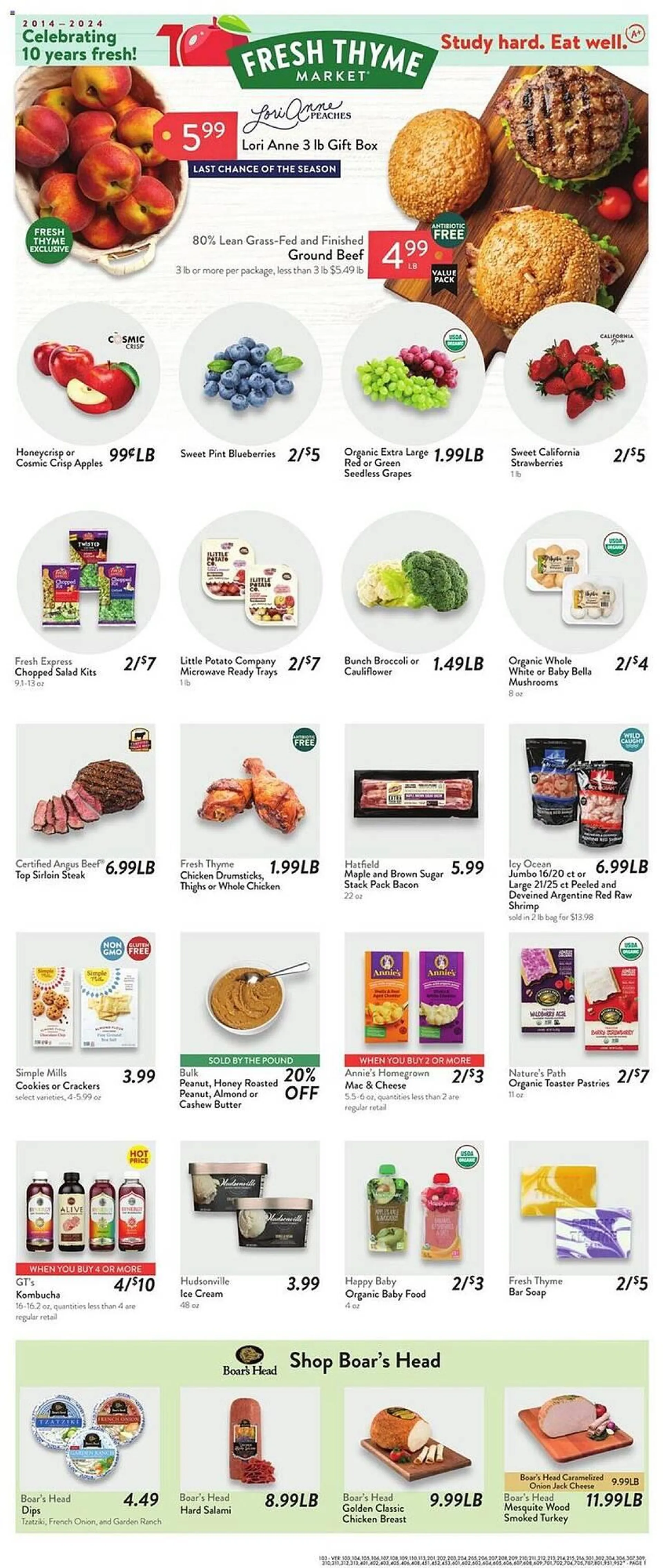 Fresh Thyme Weekly Ad - 1