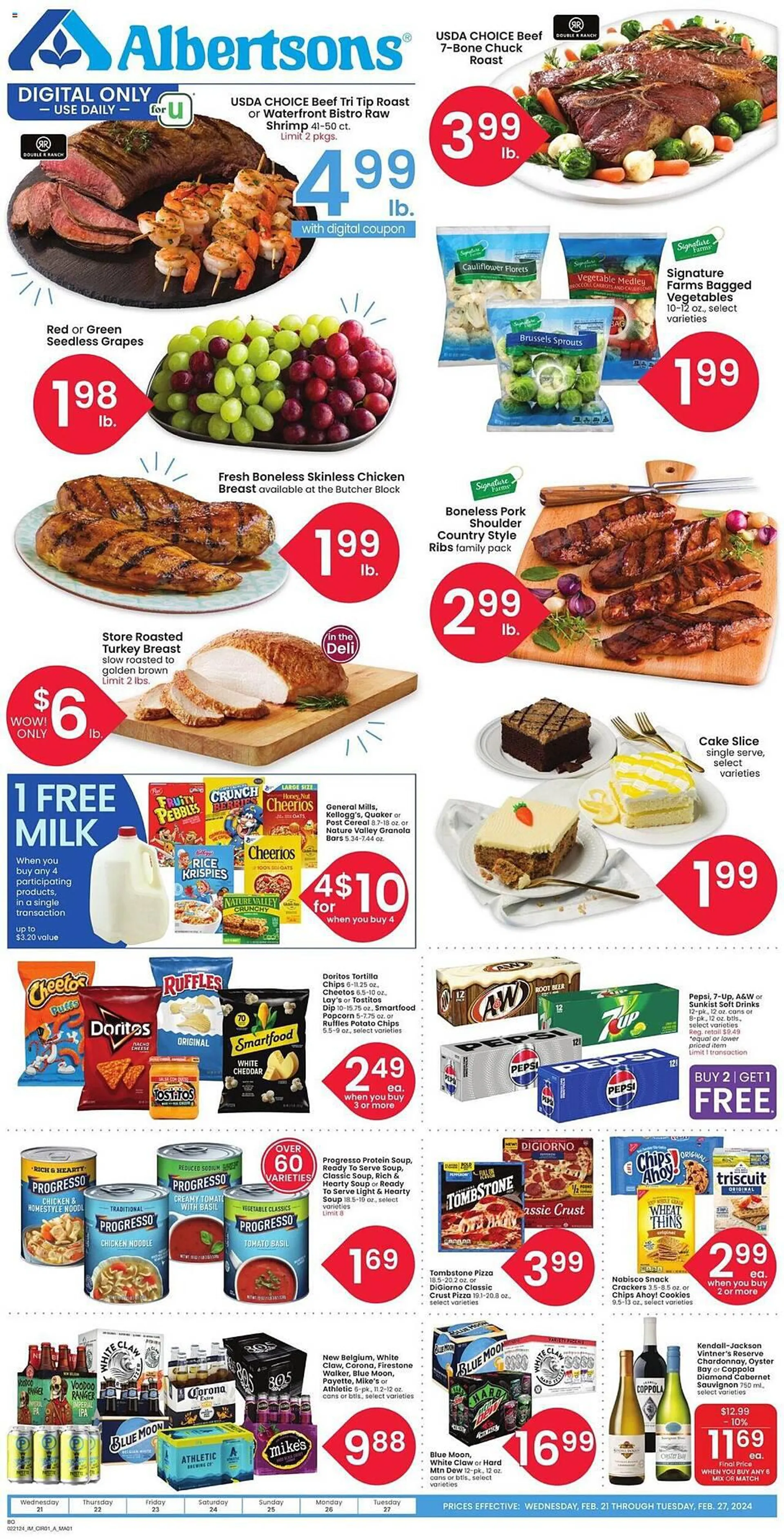 Weekly ad Albertsons Weekly Ad from February 21 to February 27 2024 - Page 