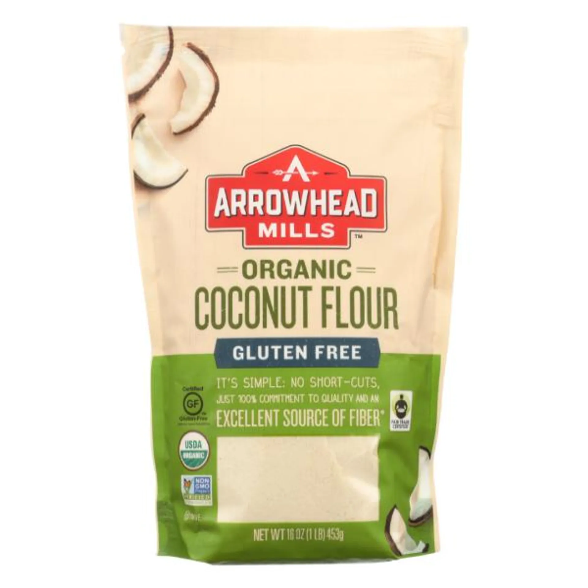 Arrowhead Mills Organic Gluten Free Coconut Flour - 16 Ounce