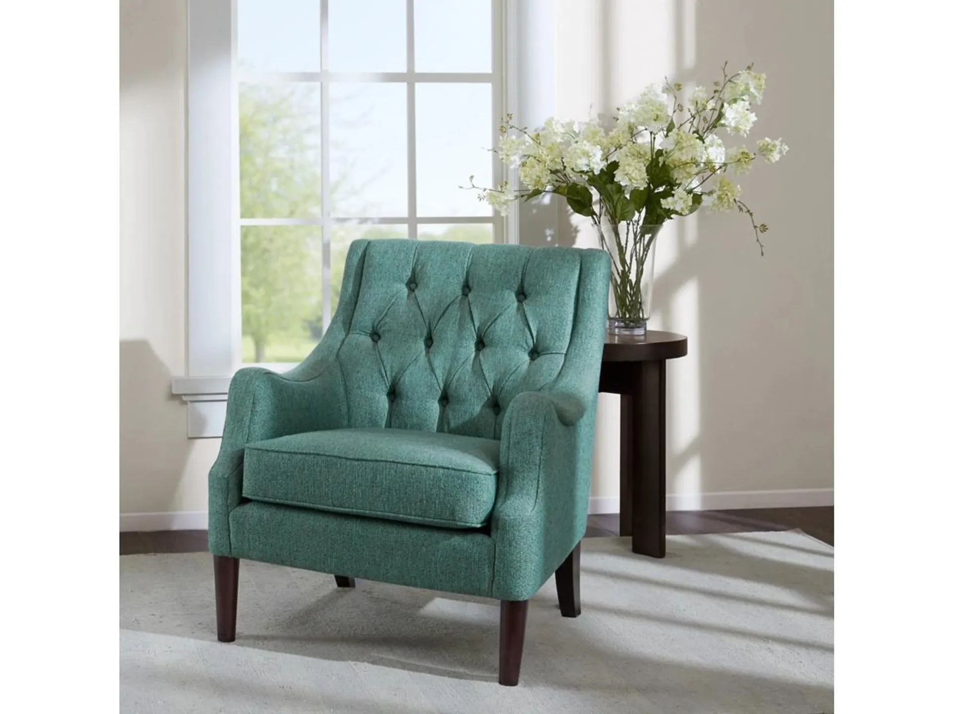 Cassie Button Tufted Accent Chair