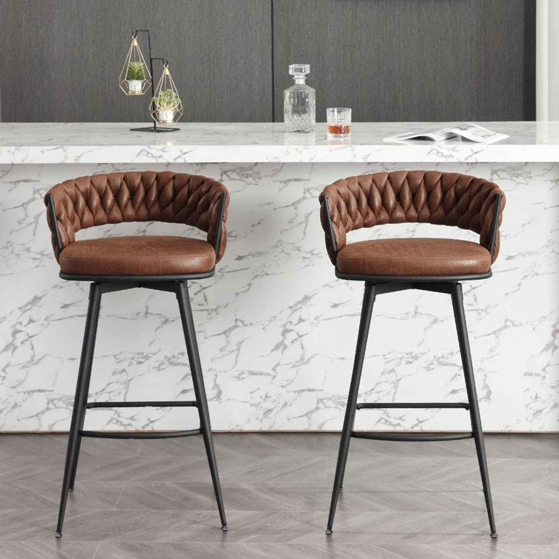 Kymberlynn Swivel Bar Stool