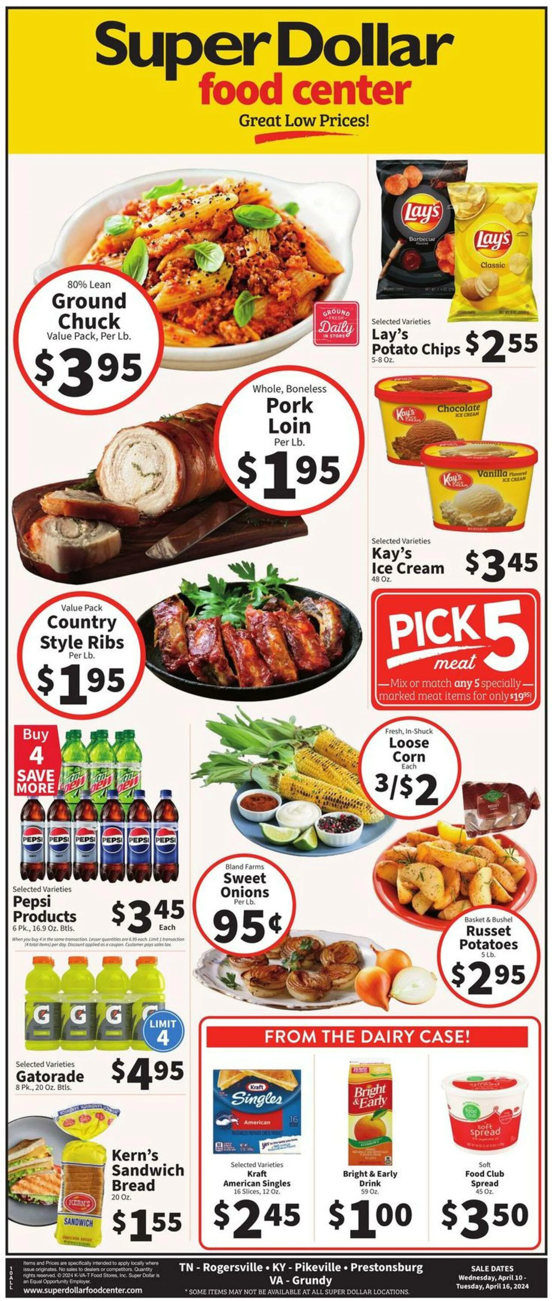 Weekly ad Super Dollar Food Center Current weekly ad from April 10 to April 16 2024 - Page 